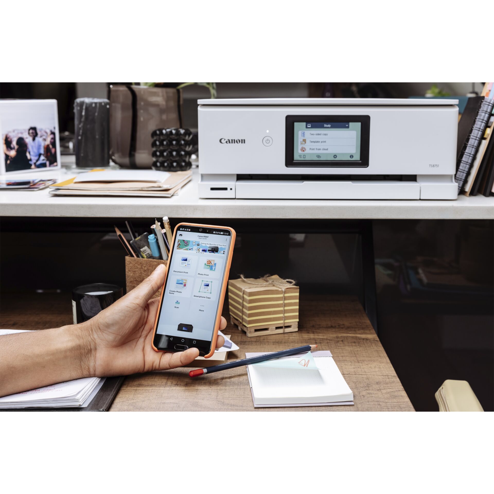 Tabelle, Schreibtisch, Stift, Handy, Telefon