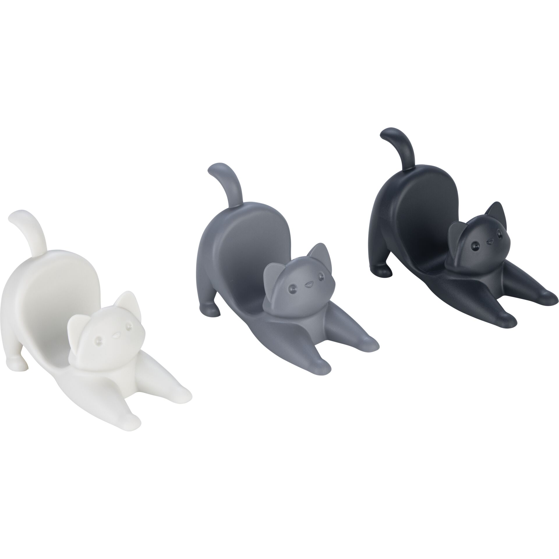 Katzenspielzeug, Katzenfigur, Katzenform, Silikon, Mehrfarbig