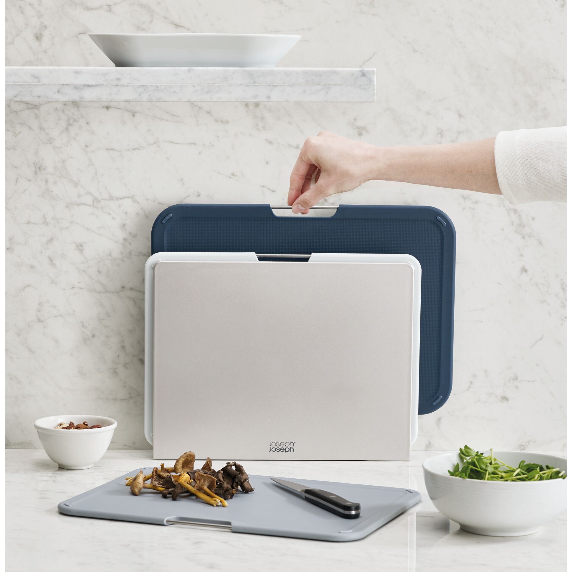 Sinken, Schneidbrett, Essen