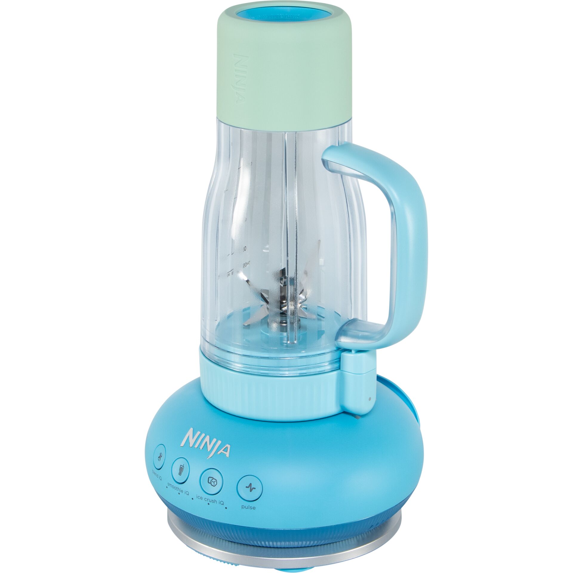 Küchenmaschine, Blender, Trinkglas, Kunststoff, blau