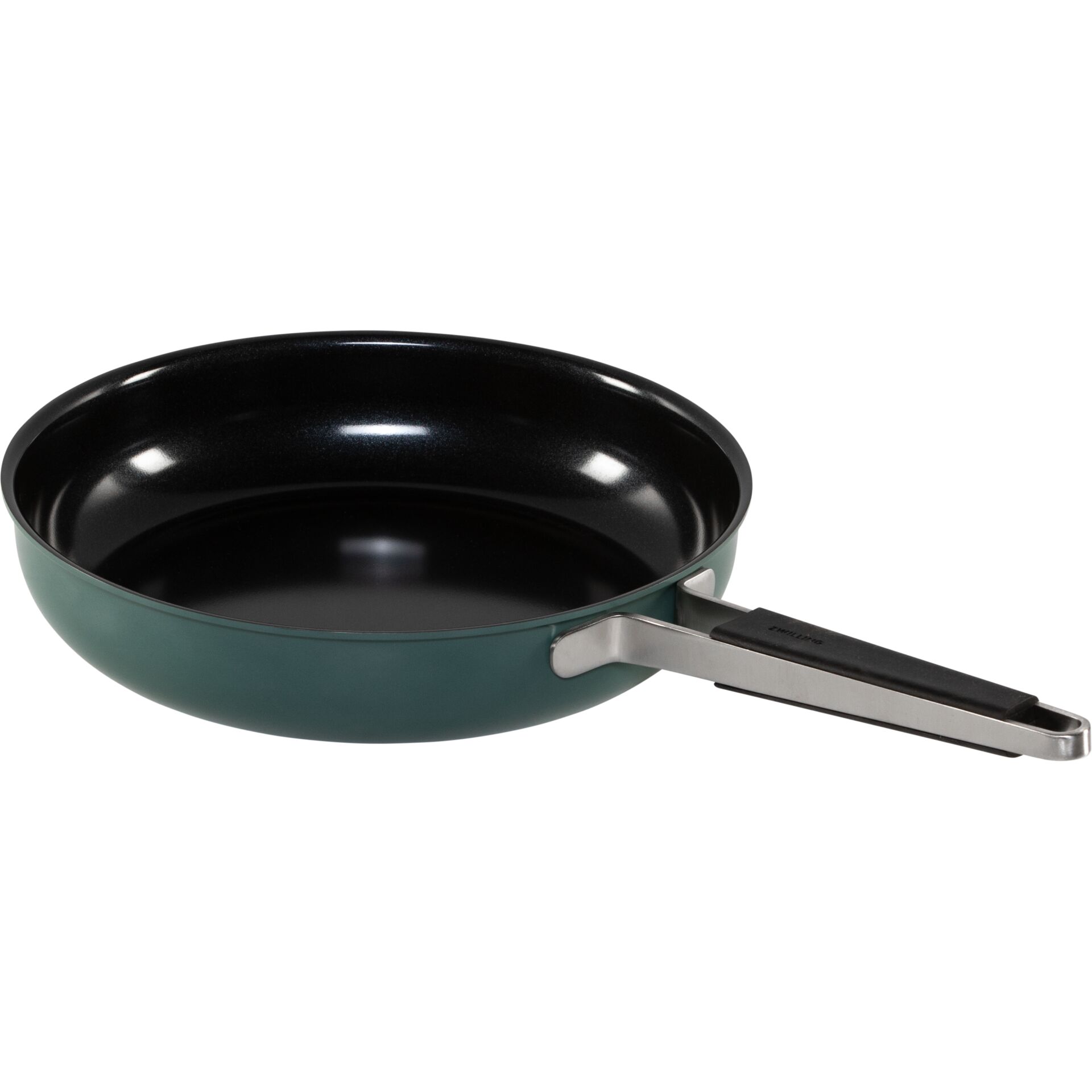 Pfanne, Antihaft, Grün, Stielpfanne, Metallgriff