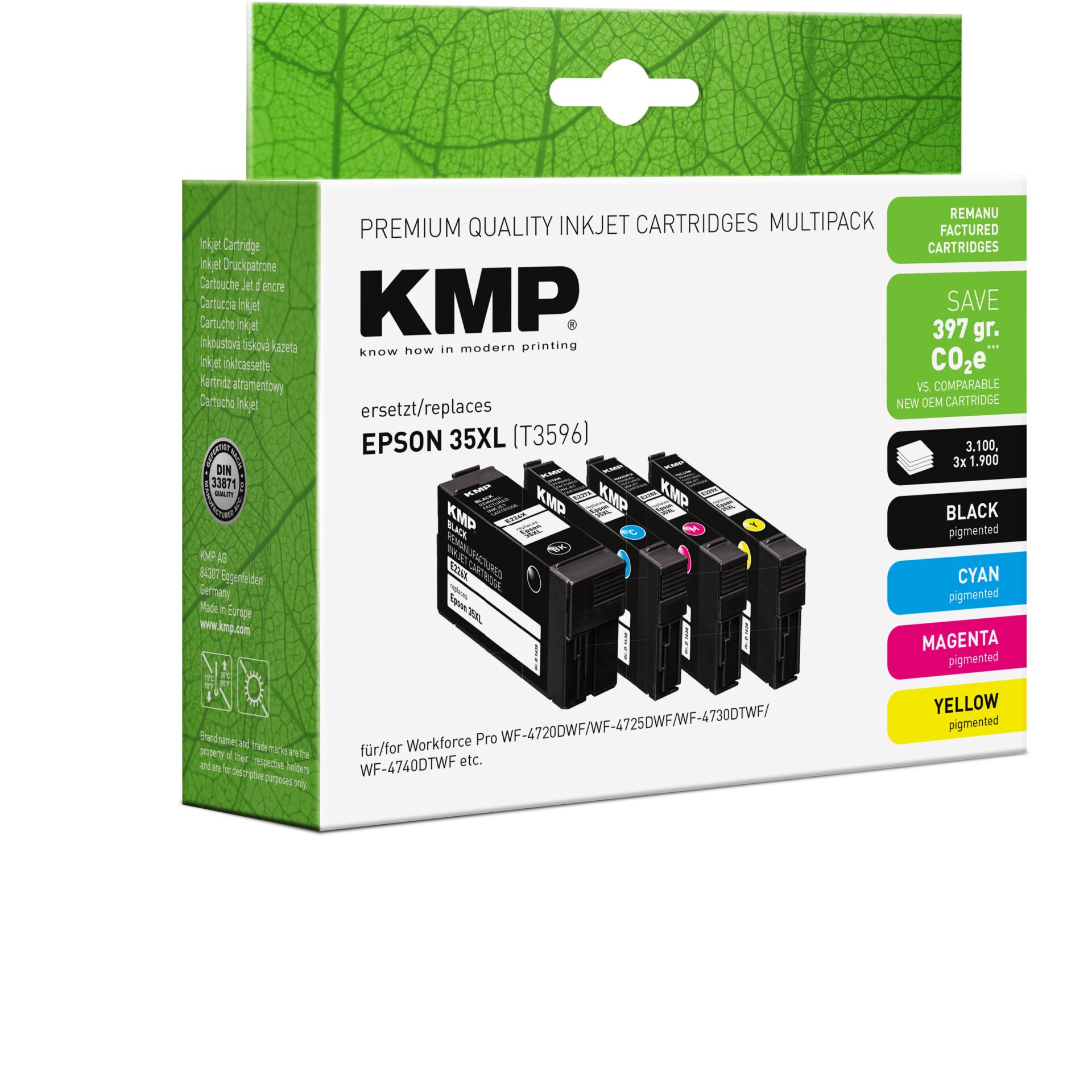 Adapter, Elektronik, QR Code, Visitenkarte, Text, Tintenpatronen, Tintenerset, EPSON 35XL, Mehrfachpack, Pigmenttinten