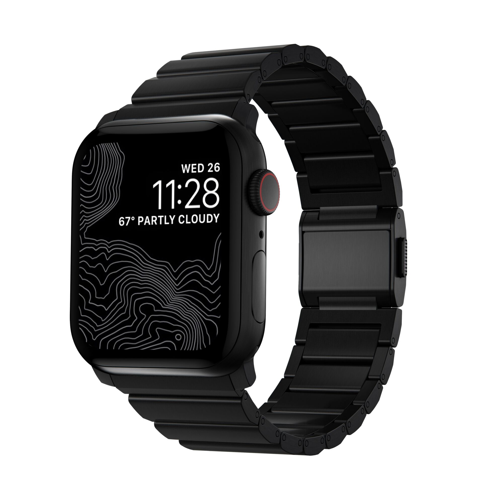 Nomad Strap Titanium  Black V3 46mm/49mm