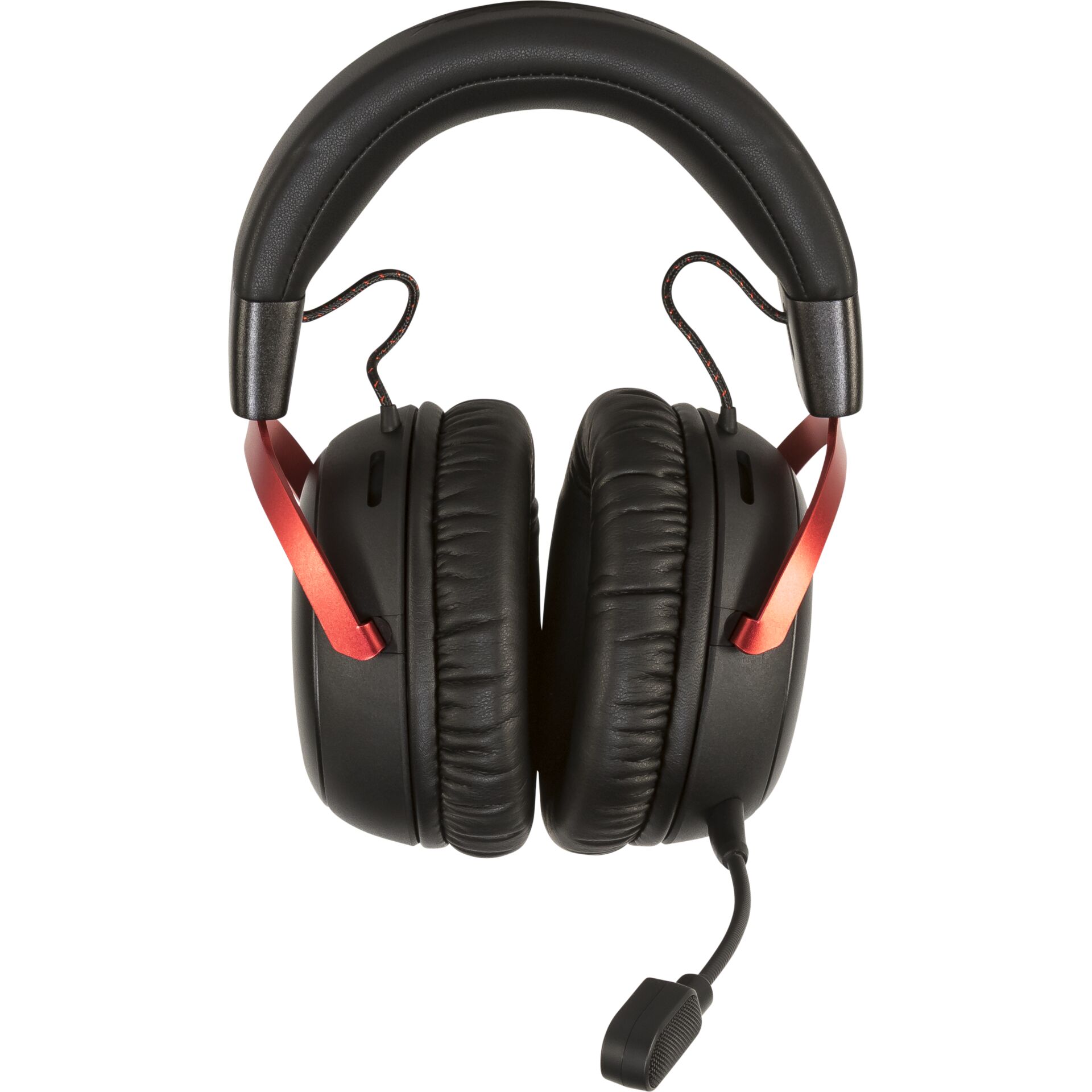 kopfhörer, over-ear, kabelgebunden, mikrofonarm, schwarz