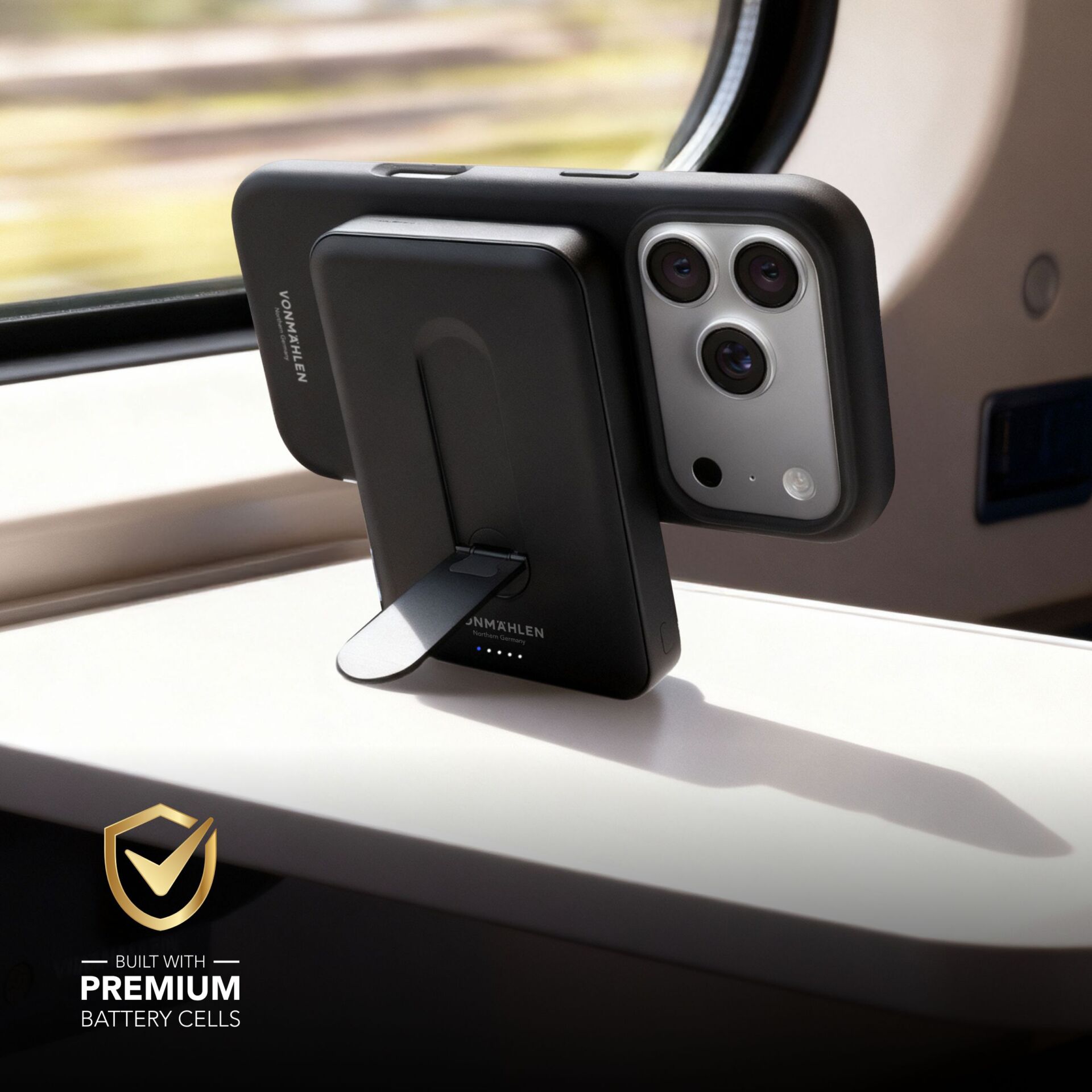 auto mount, Autohalter, Handyhülle, Triple-Kamera, Qi-Ladegerät