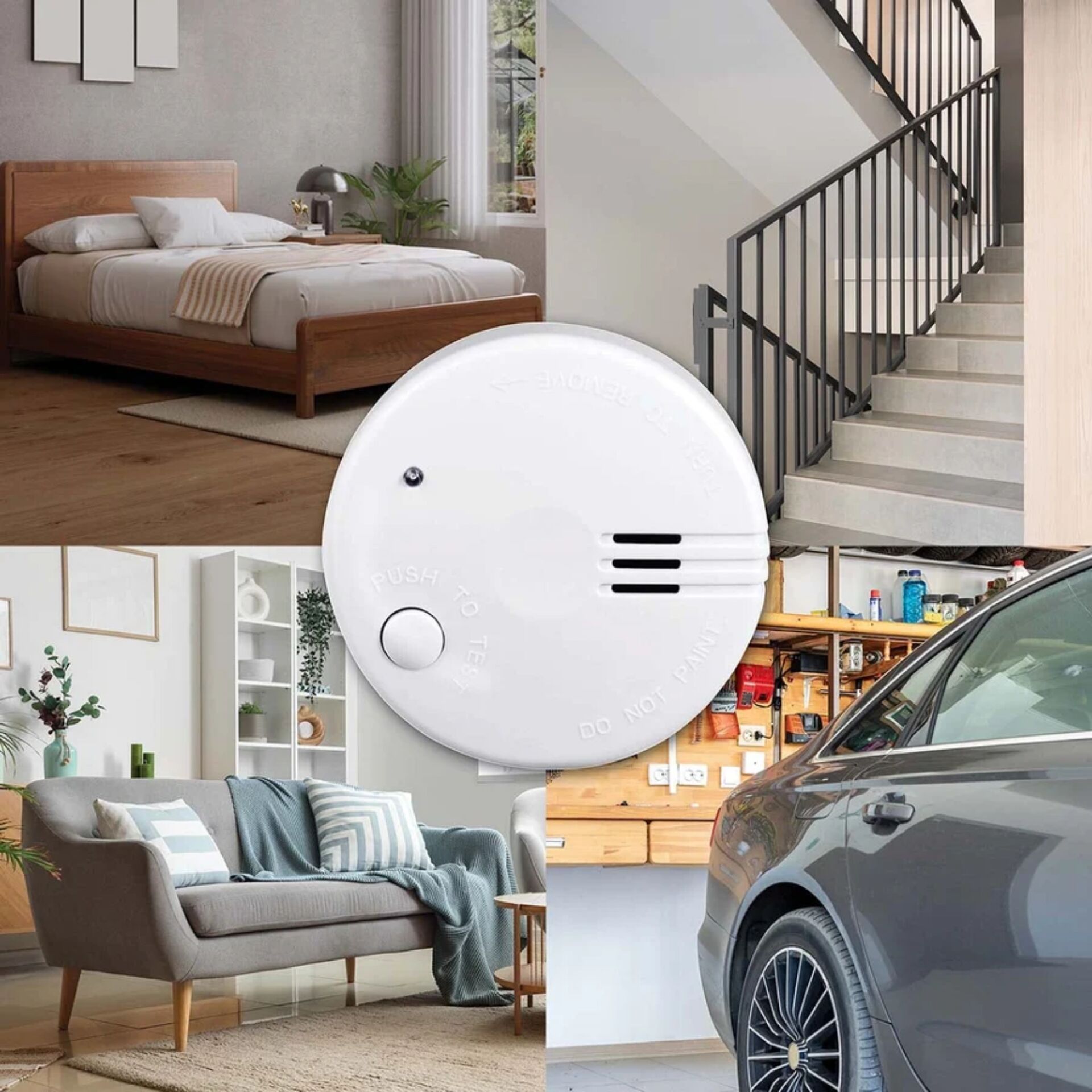 Rauchmelder, Sensor, Runde Deckenlampe, Haushaltsgerät, Hausautomation