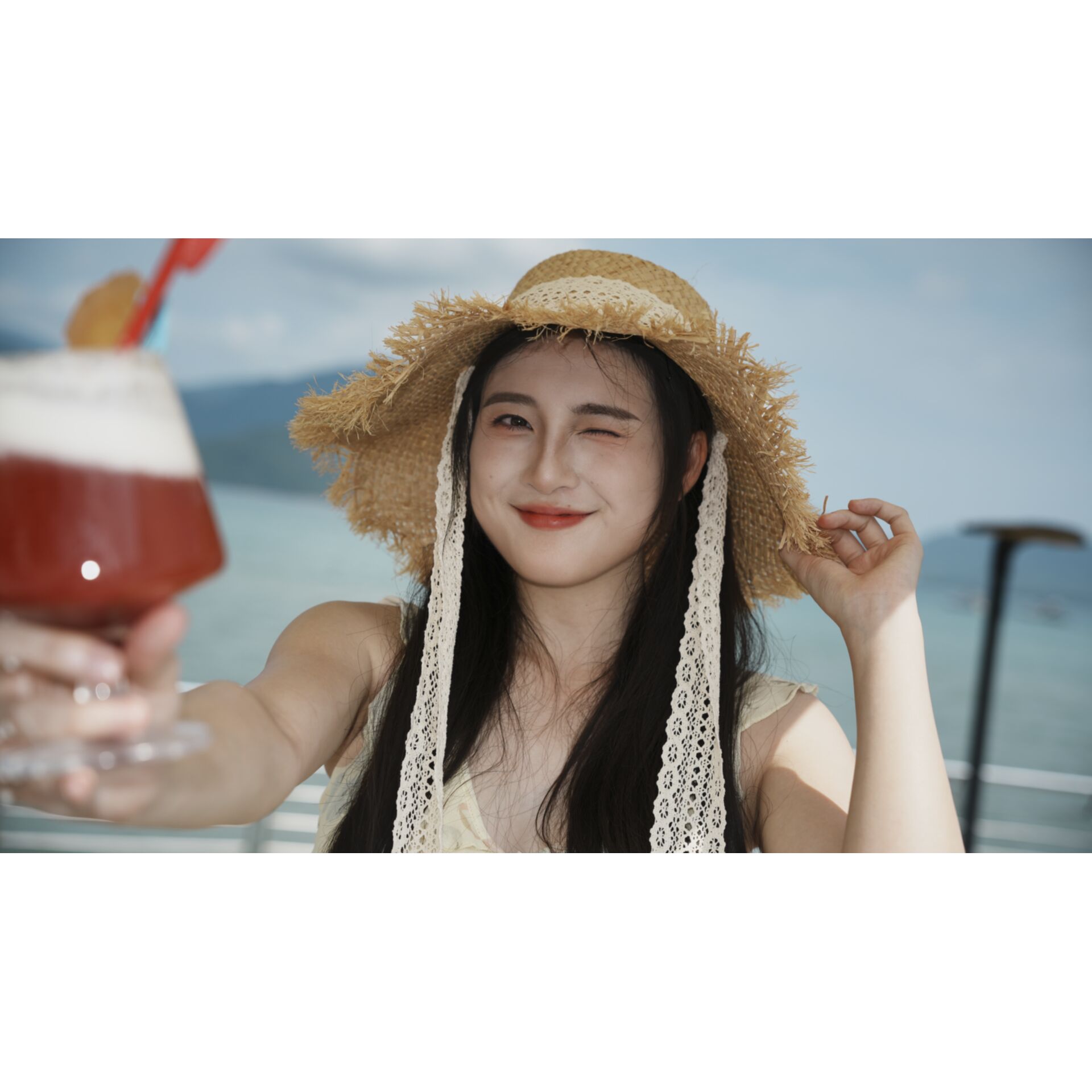 Hut, Person, Fotografie, Portrait, Sonnenhut, Hut, Person, Photographie, Portrait, Sonnenhut