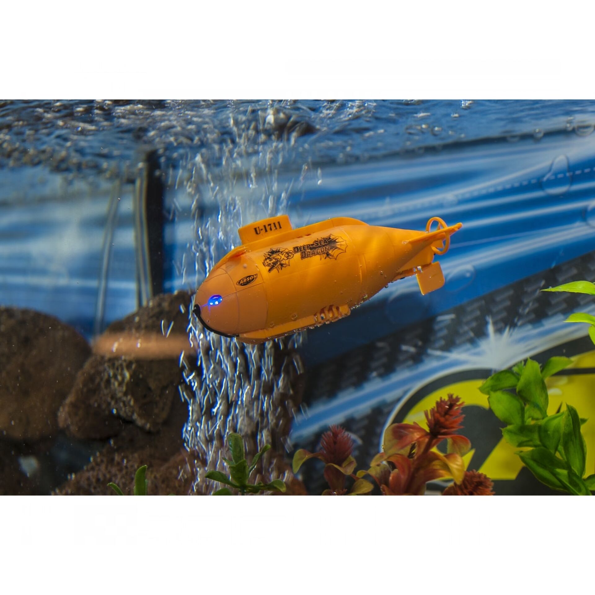 Unterwasserroboter, Rovrales, Gelb, Unterwasser-Drohne, Aquarienzubehör