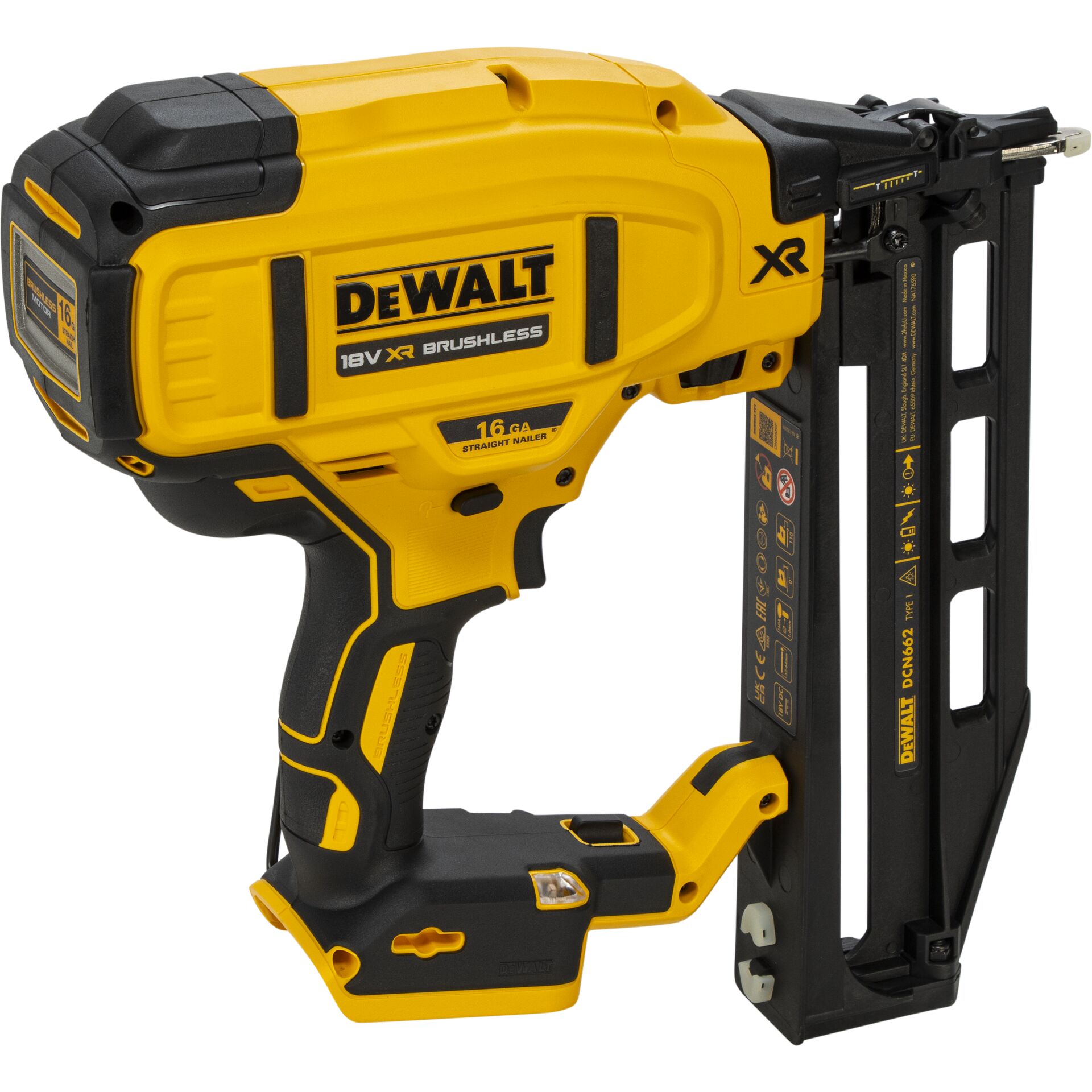 Powertool, Nagelzange, Akkuschrauber?, 16G, DeWalt XR, Akku-Nagler, Kraftwerkzeug, Brushedless, 16-Gauge, Kammernagler