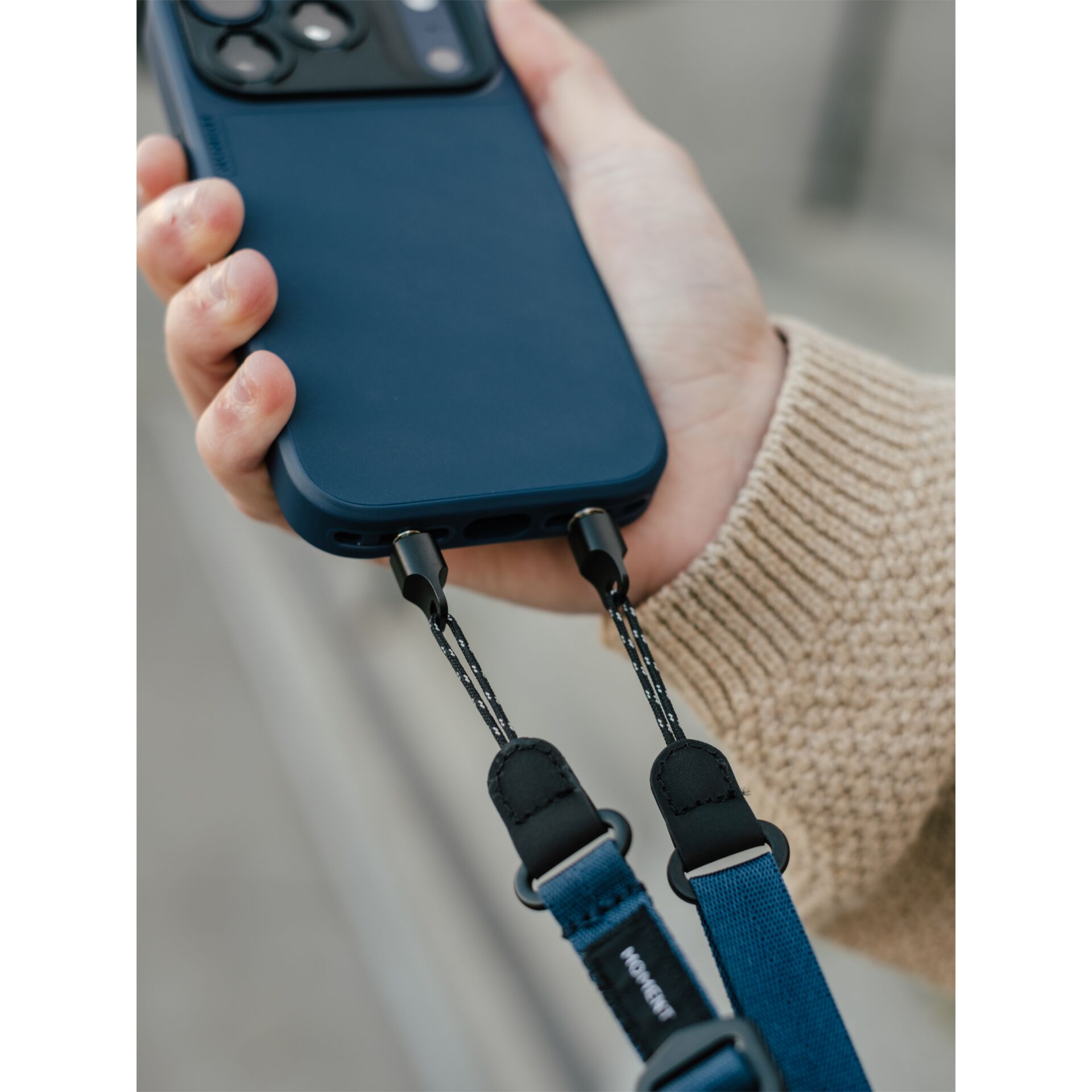 Handyhülle, Smartphone, Lanyard, Nylonband, Telefon-Halterung