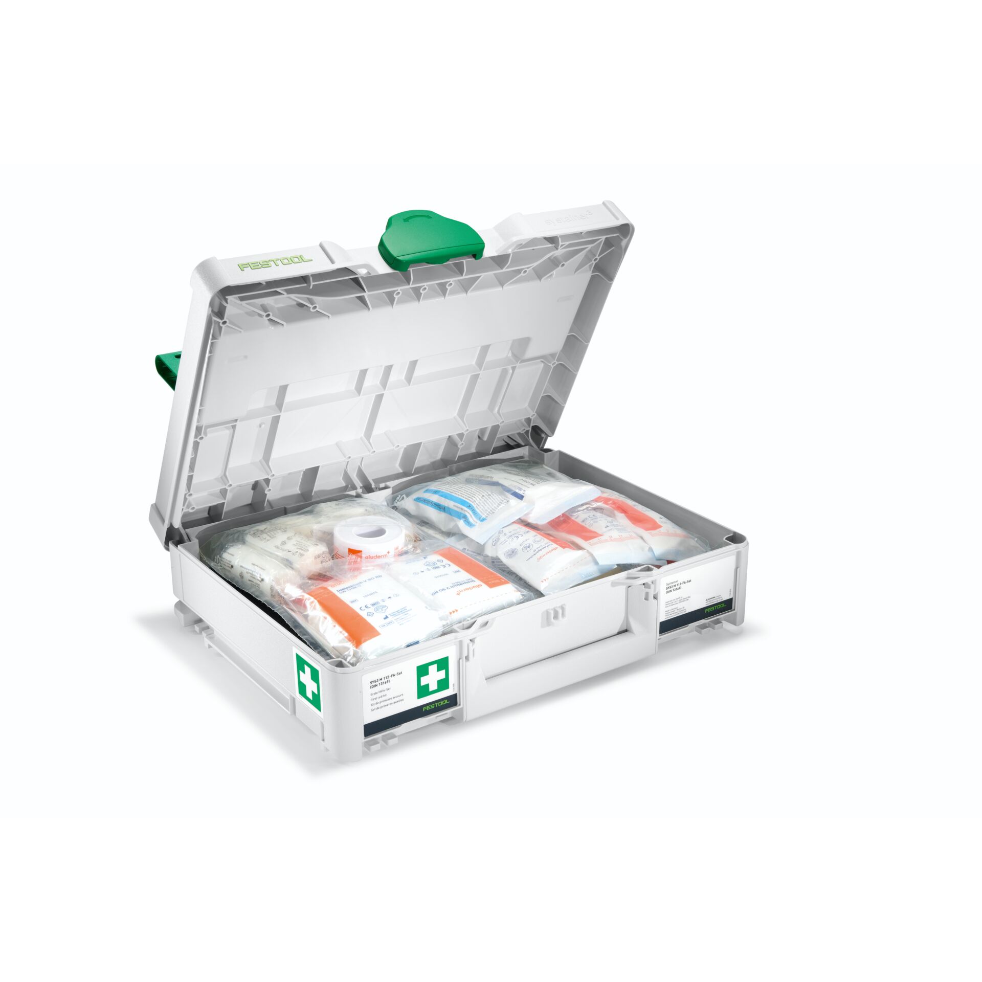 Erste Hilfe Set, Notfallkit, Medizinische Ausrüstung, Kit mit Verbänden, Aufbewahrungsbox