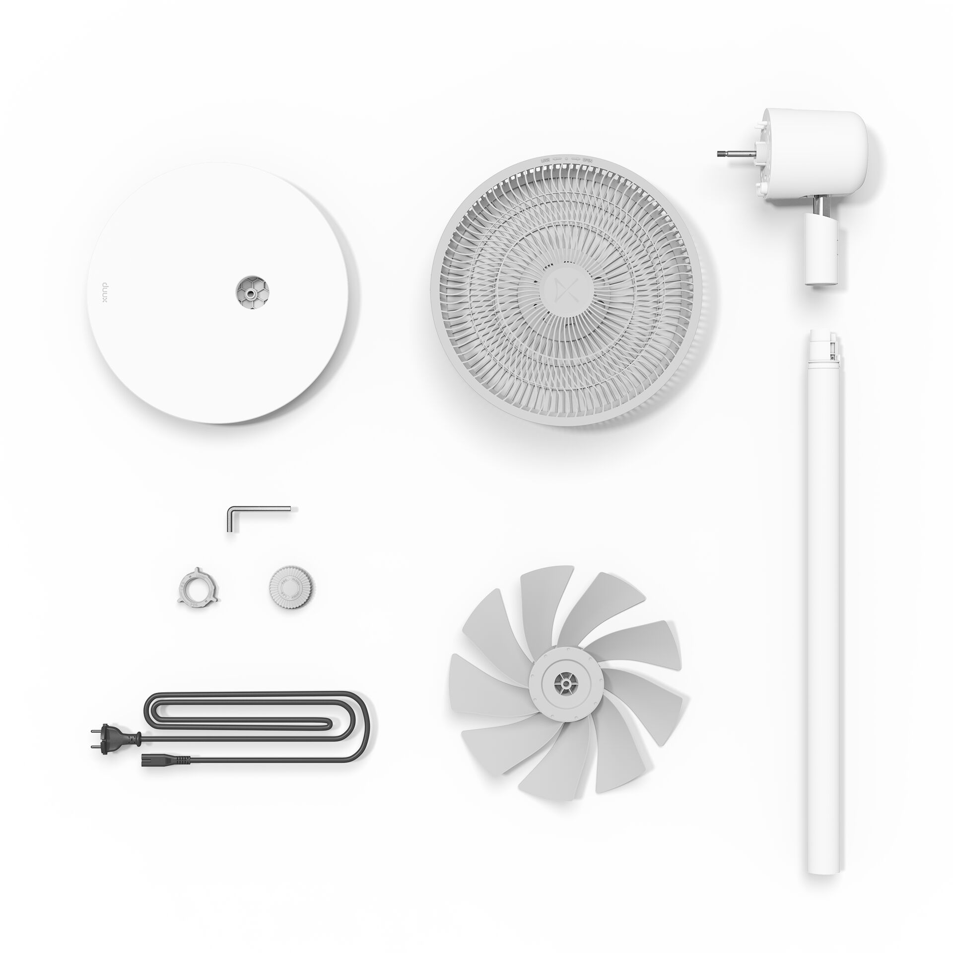 Ventilator, Ventilator, Flügel, Ständer, Teile