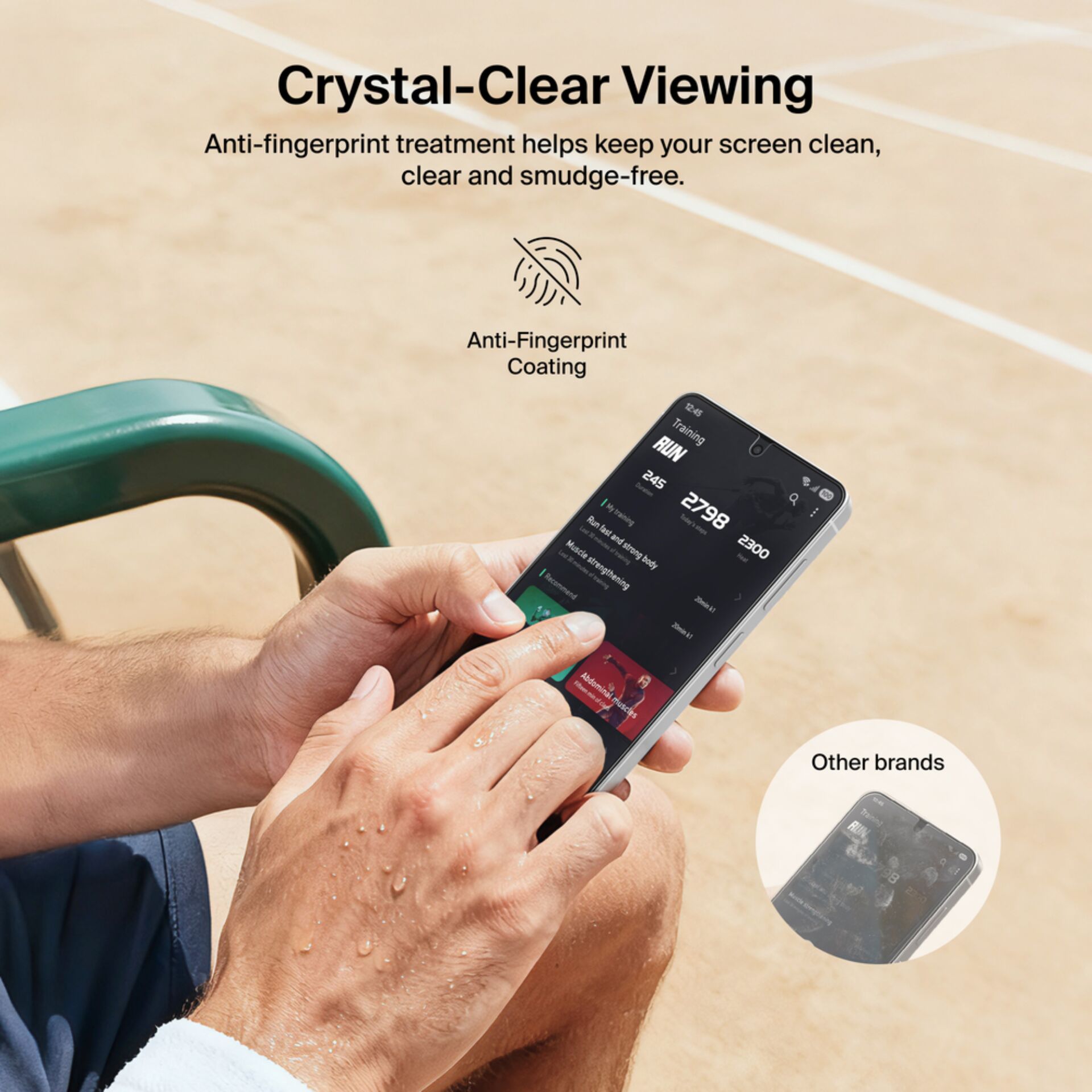 Anti-Fingerprint, Coating, Smartphone, Screen, Touchscreen