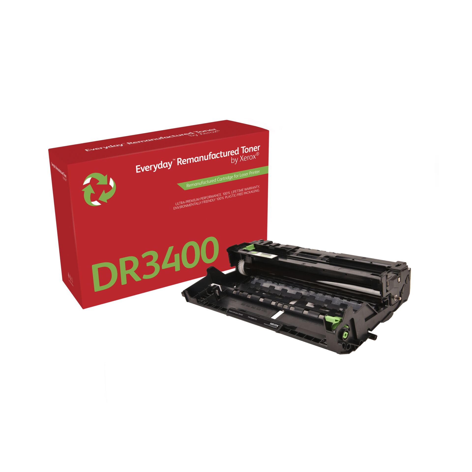 Toner, DR3400, Re manufactured, Laserdrucker-Tartogene, Kassette