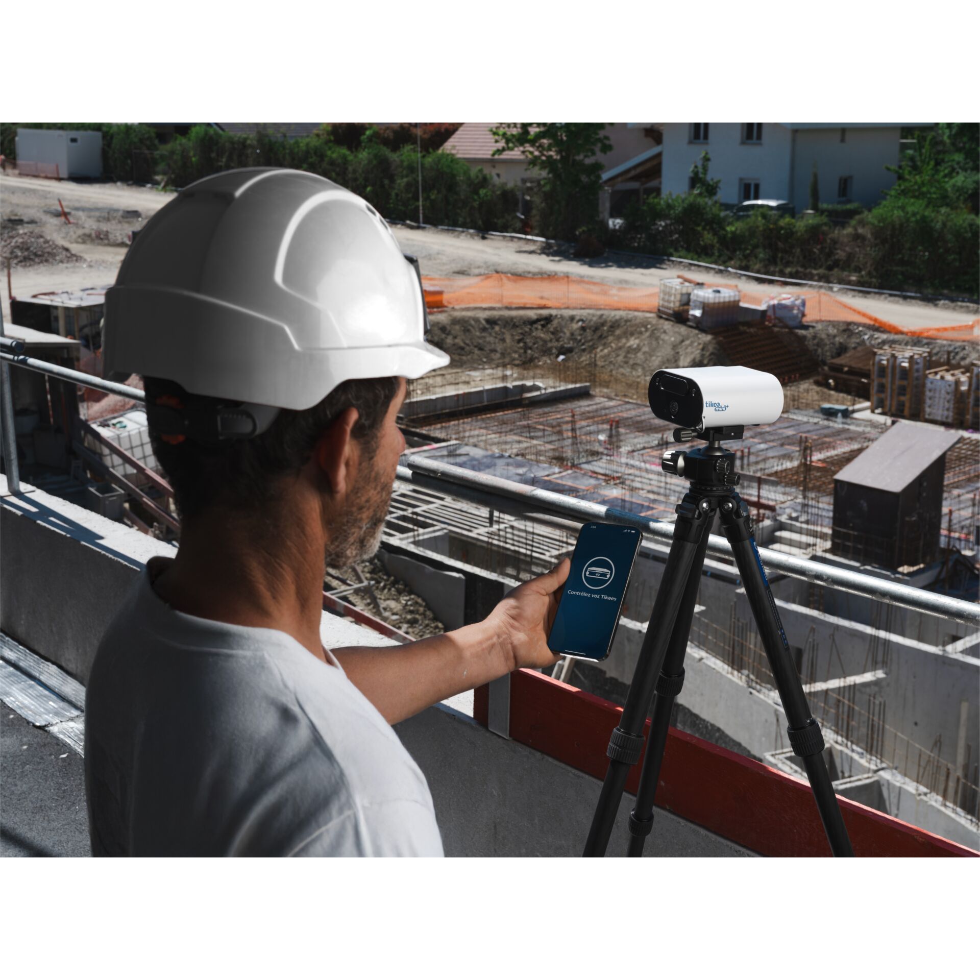 Schutzhelm, Stativ, Person, Arbeiter, Mann