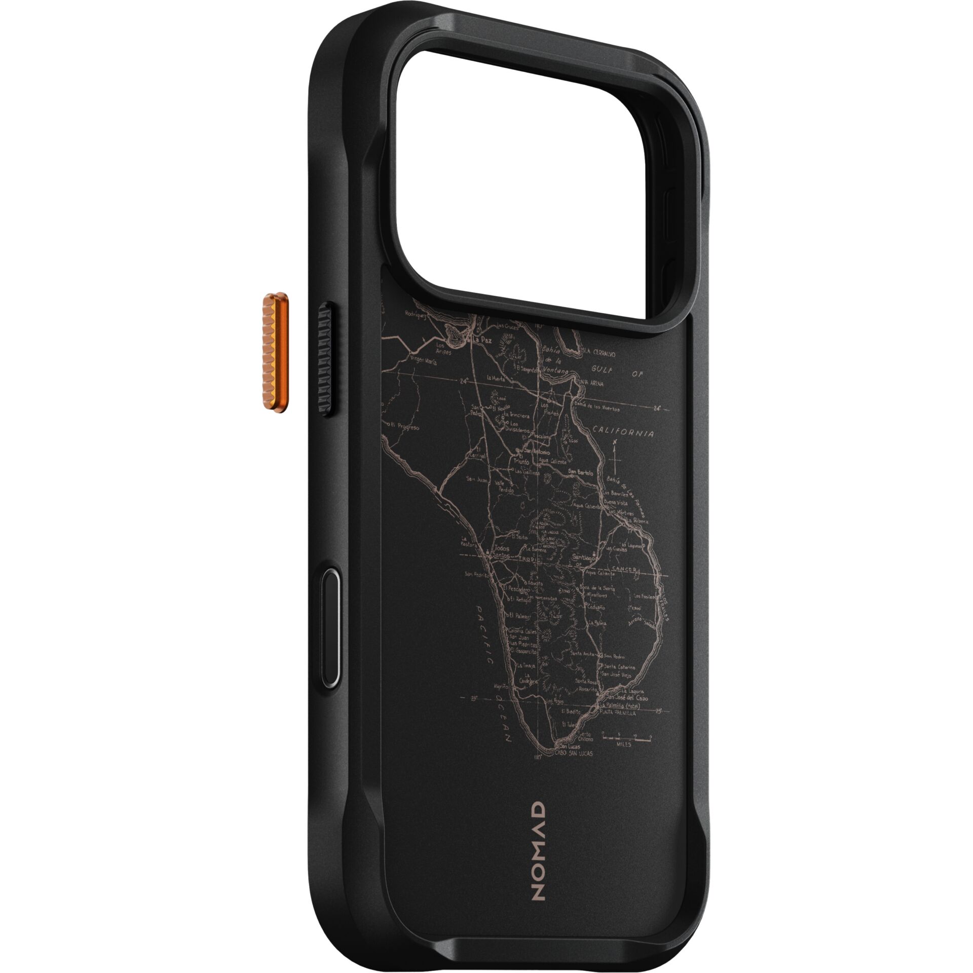 case, phone case, schwarz, Karten-Design, NOMAD
