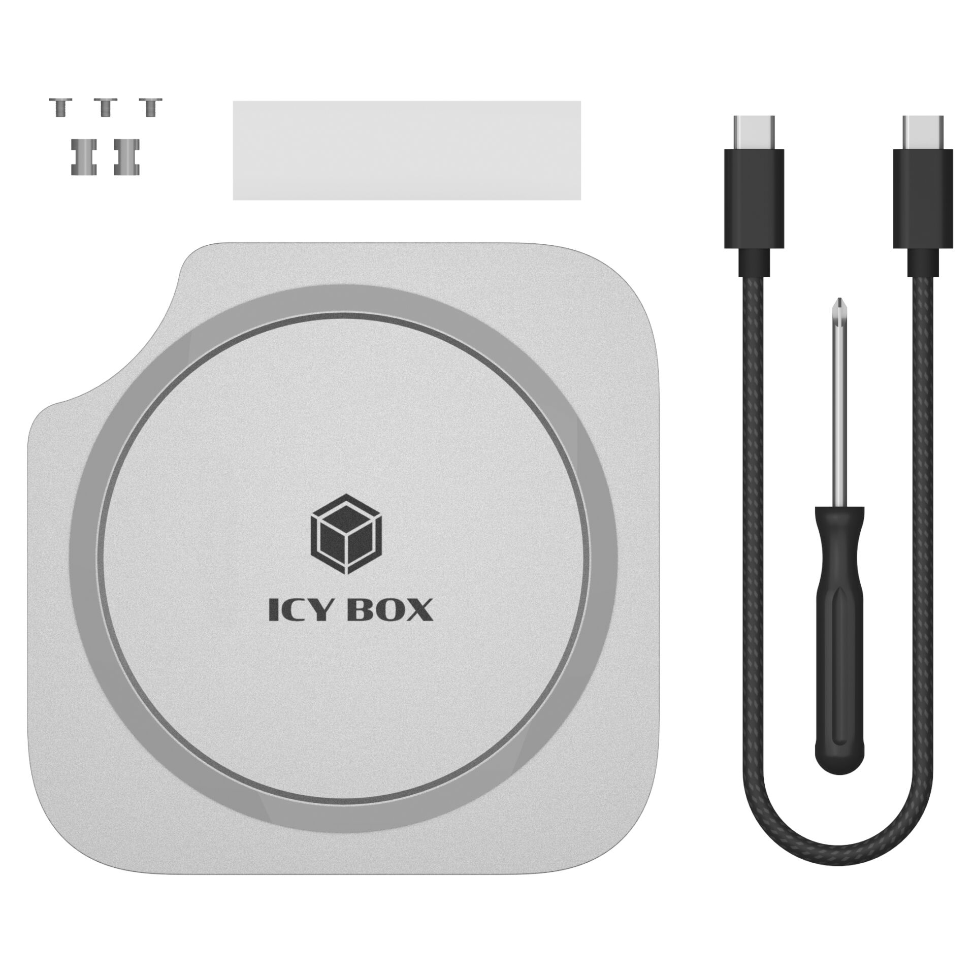 Cylindrisches Ladegerät, Kabelloses Ladegerät, Basis mit Deckel, USB-C Kabel