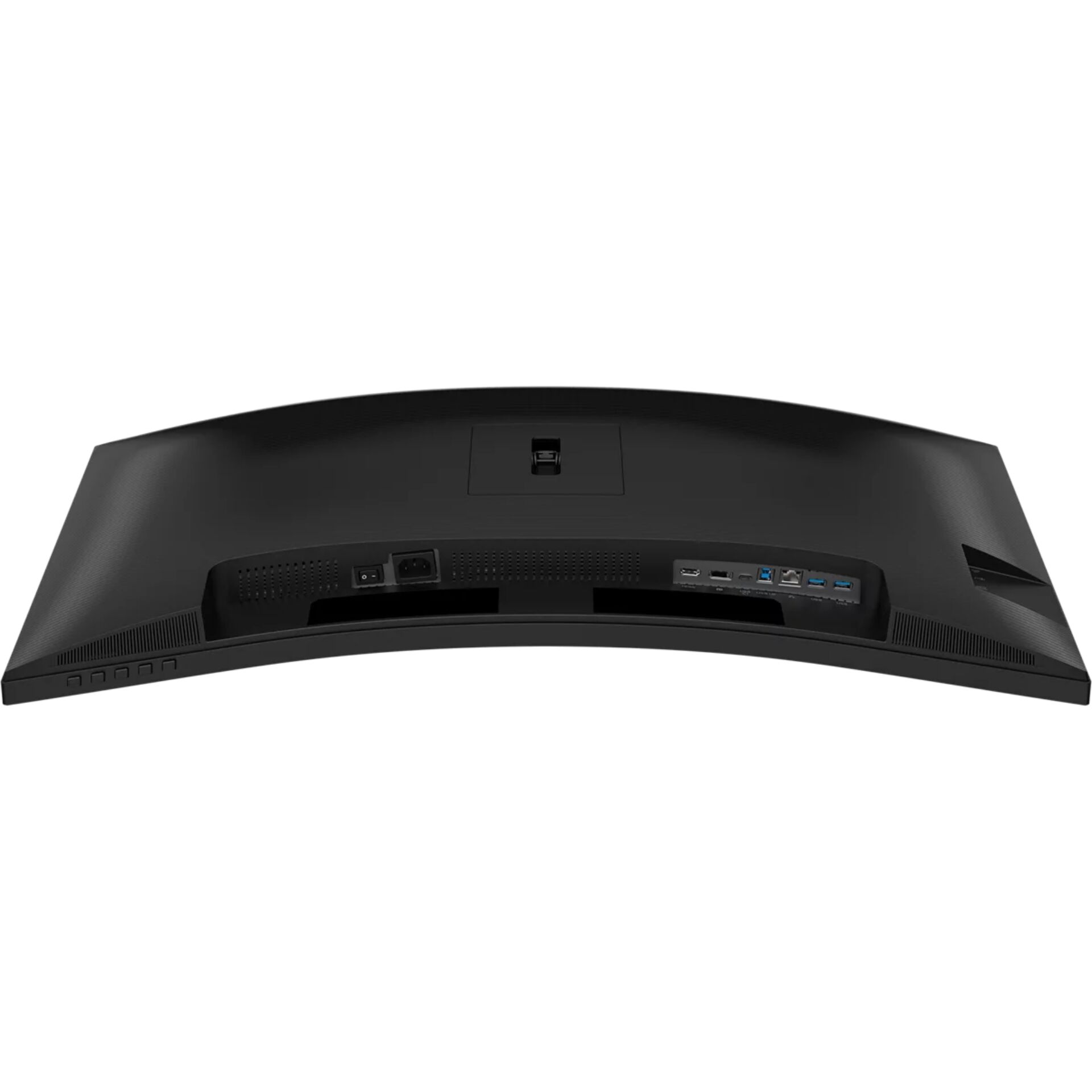 Monitorständer?,  gebogener Monitor,  Rückseite Anschlüsse,  USB Ports,  HDMI?