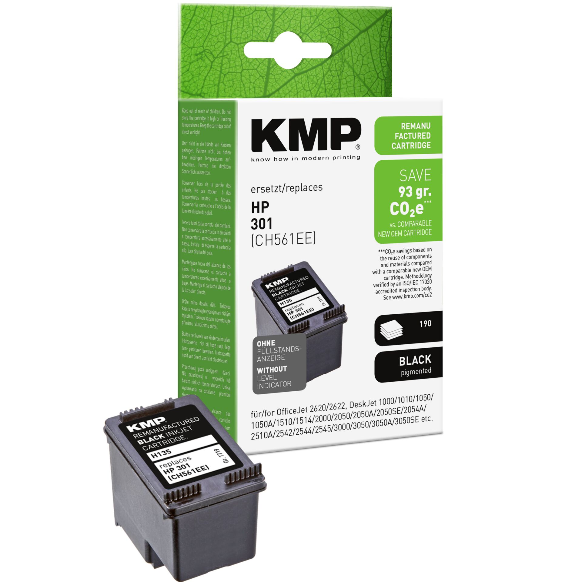 Adapter, Elektronik, Computer-Ausrüstung, Computerausrüstung, QR-Code, tinte, tintenpatrone, HP301, KMP, schwarz