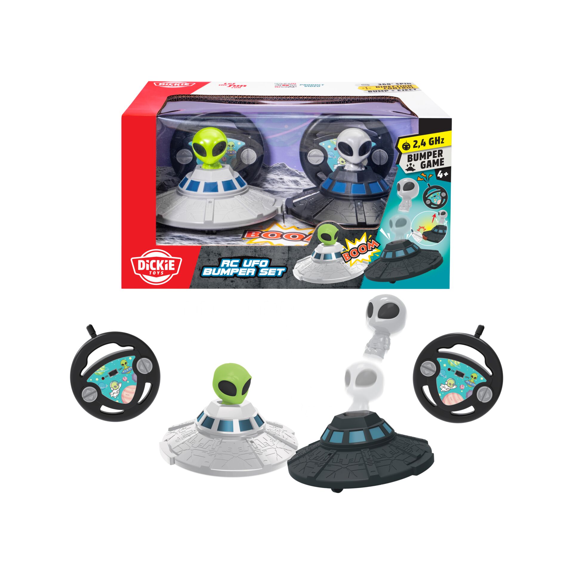 UFO,  RC Auto?,  UFO Bumper-Set,  Alien,  Lenkrad
