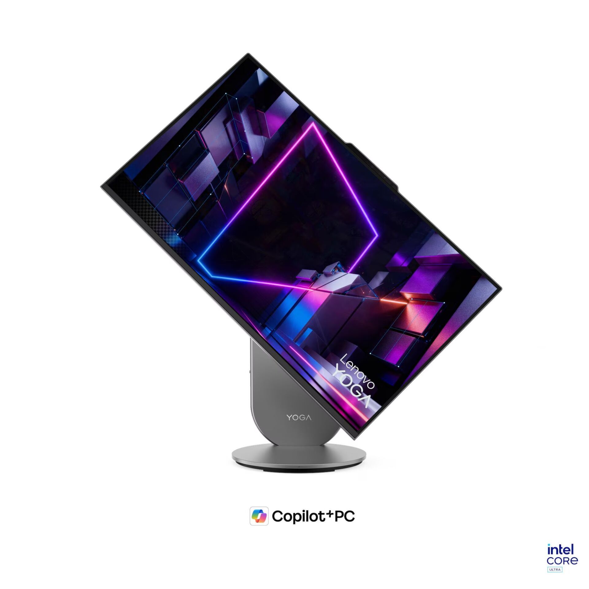 monitor, all-in-one, stand, neon, Lenovo YOGA
