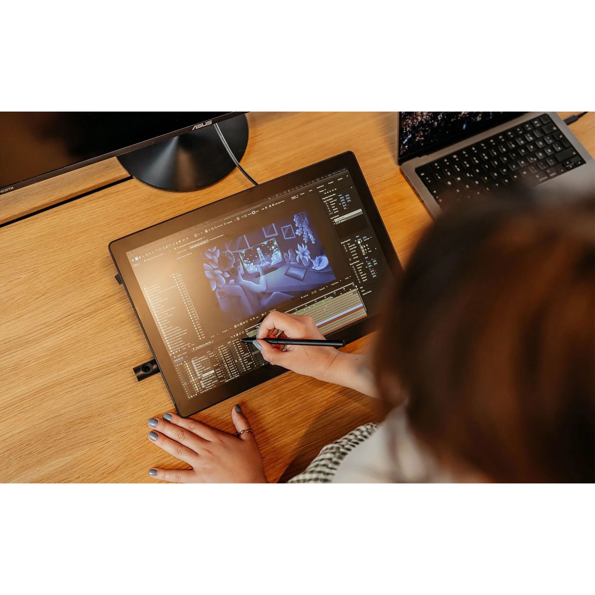 e Tablet, Grafiktablet, digitalezeichnung, Stift, Arbeitsbereich