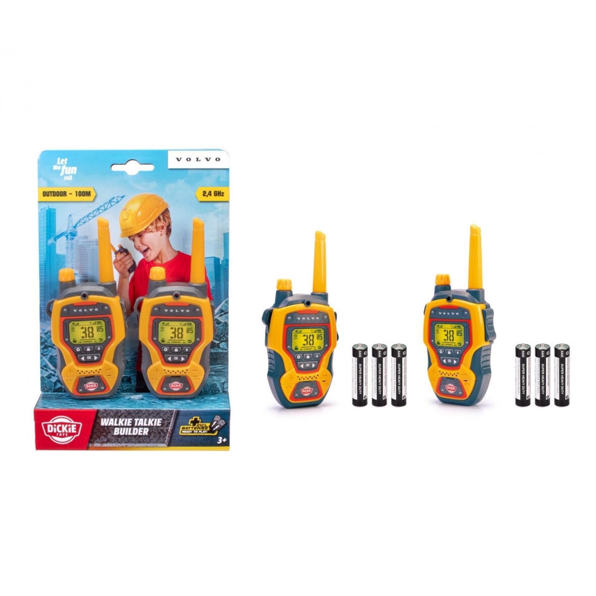 Dickie Walkie Talkie Builder  2,4 GHz 2 Stück/Set    203722017