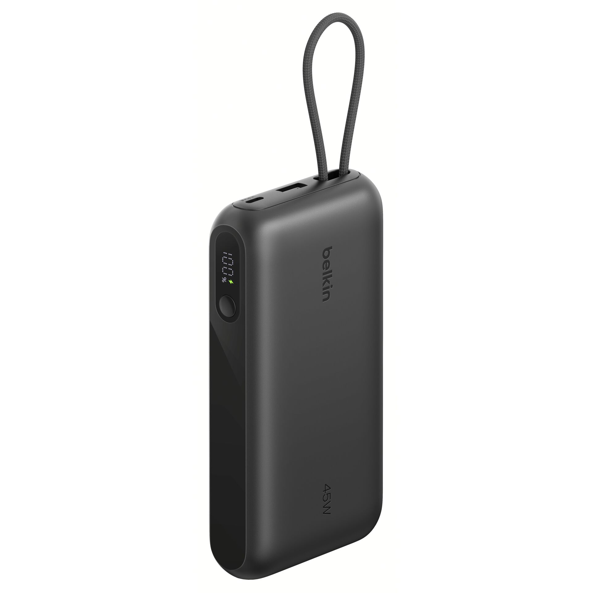Power Bank, Portable charger, 45W, USB-C, Display