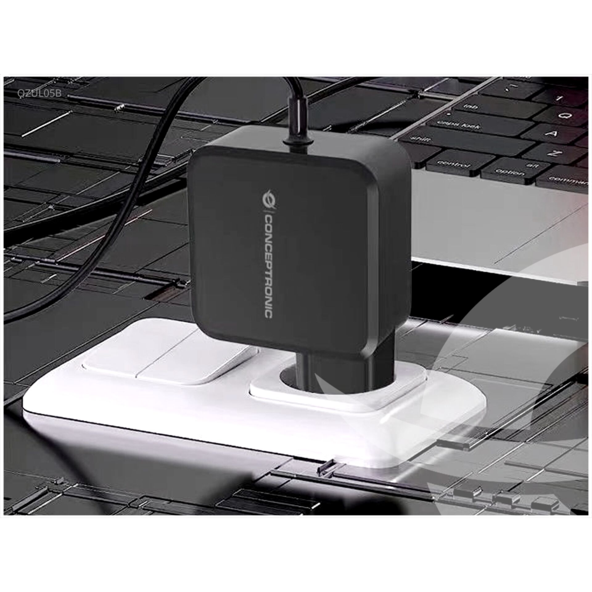 USB-C Hub, Ladegerät, Steckadapter, Docking Adapter, Conceptronic