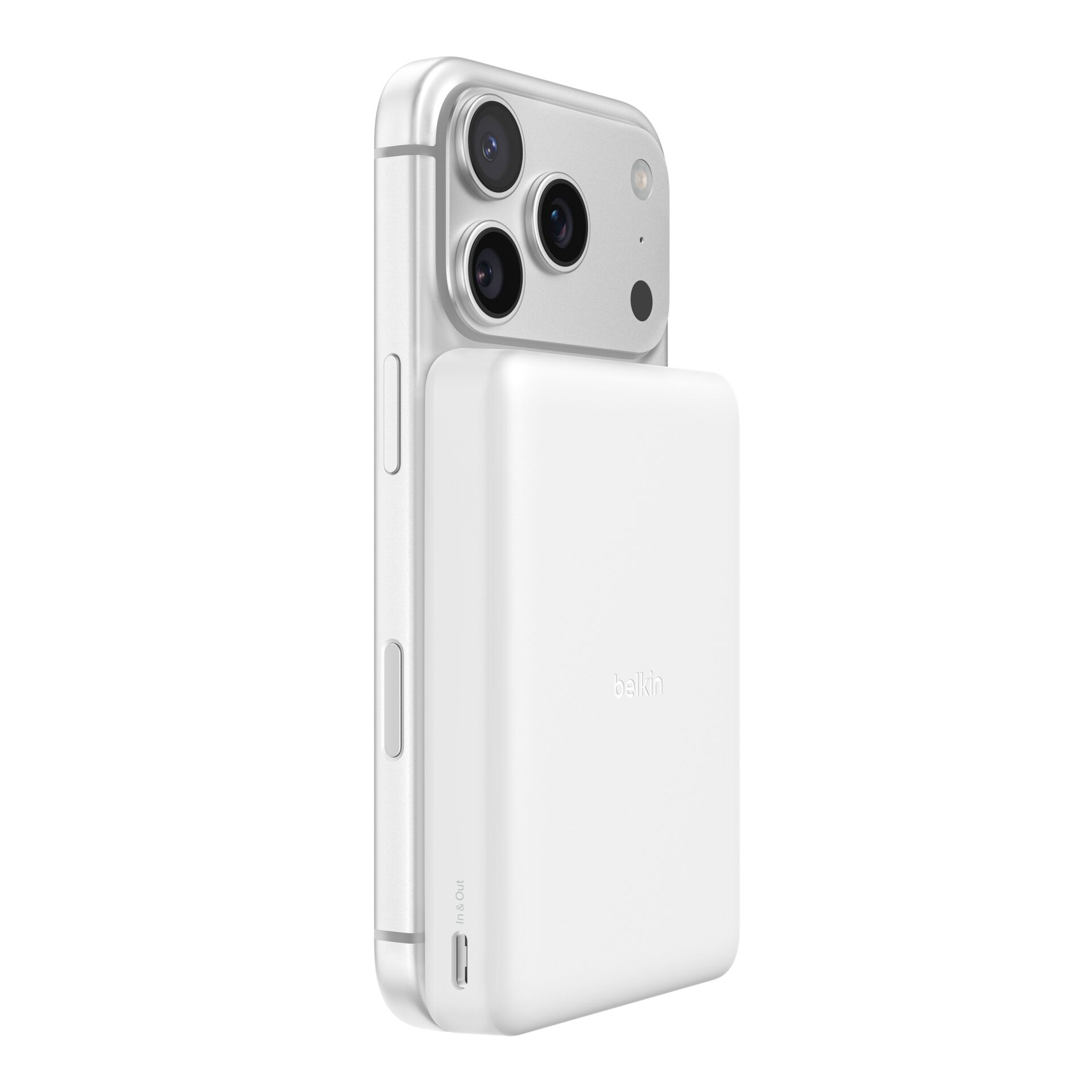 smartphone, iPhone, drei-kamera, weiß, MagSafe-Ladegerät