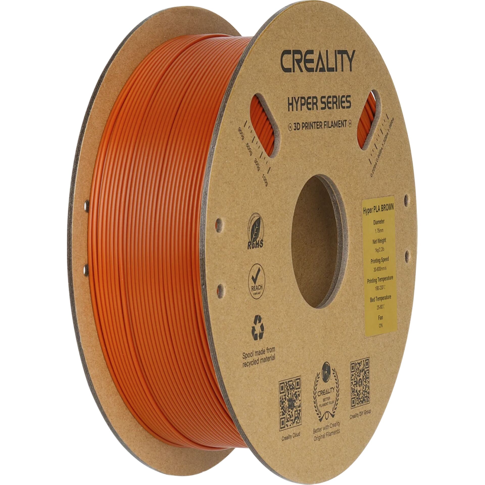 Creality Filament Hyper PLA  Brown 1kg