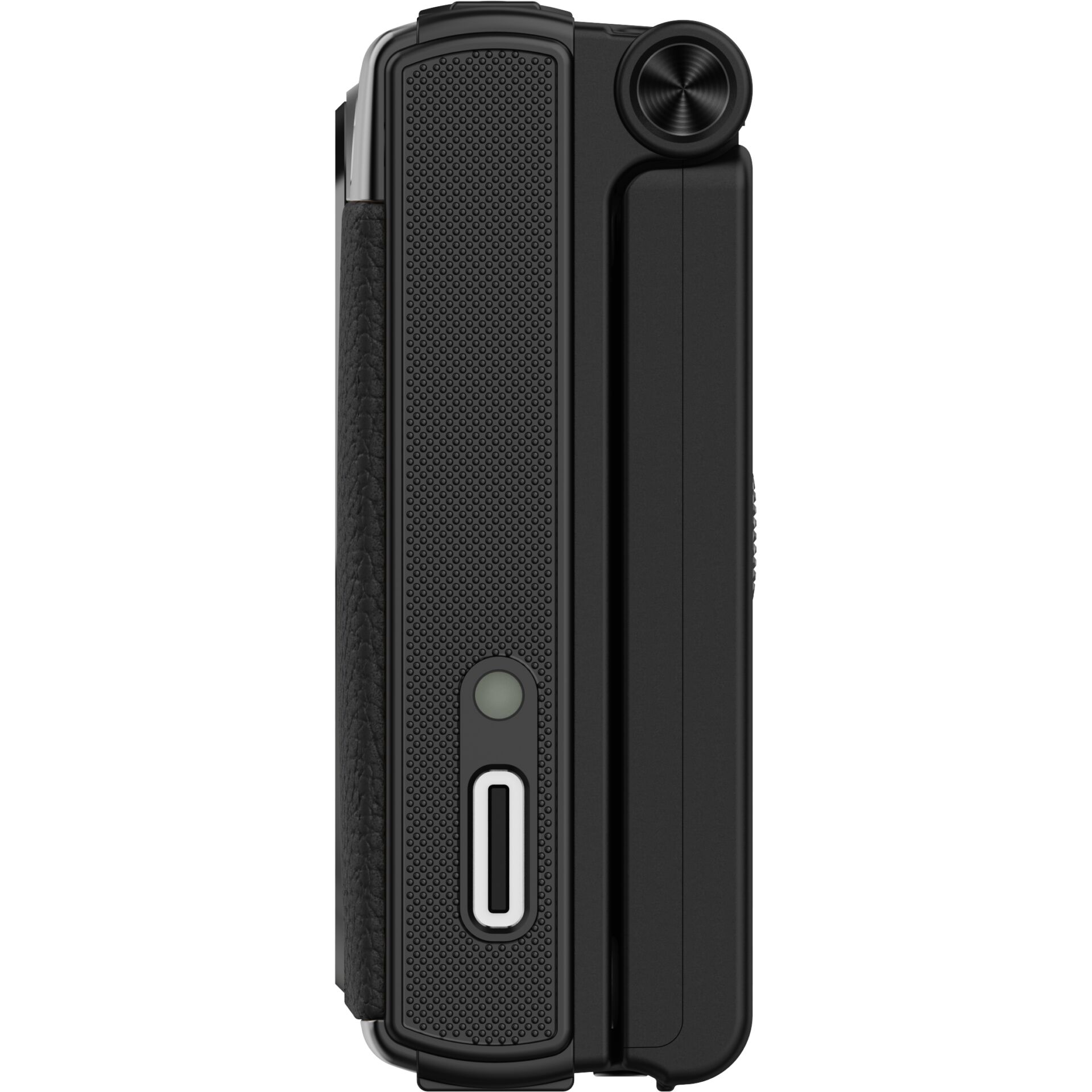 Daumenrad, USB-C-Anschluss, dünne Hülle, Schwarz, robuster Griff