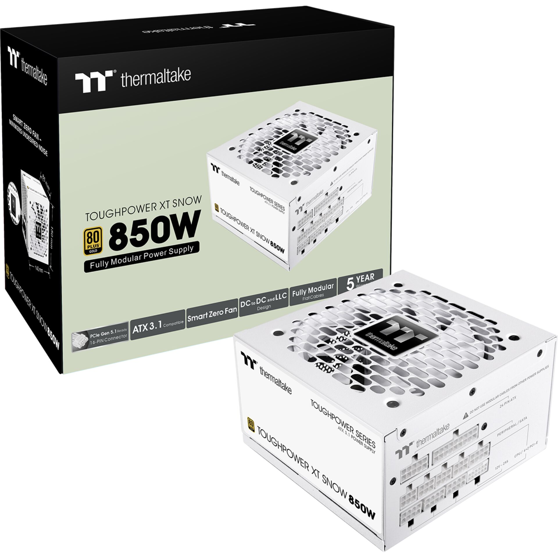 Netzteile, 850W, ATX 3.0, Vollständig modular, 80 Plus Gold