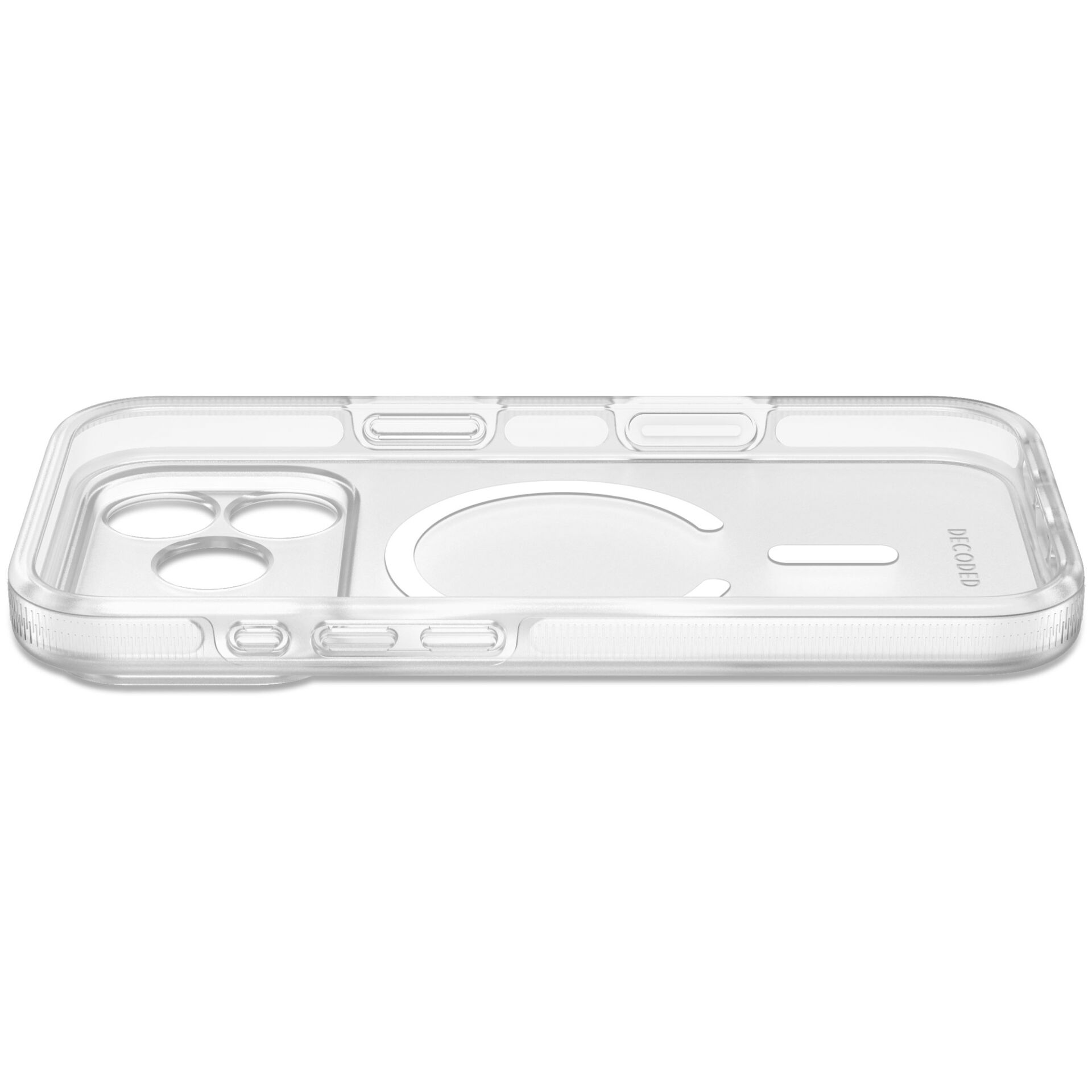 Schutzhülle, iPhone, Transparent, Rückseite, Kameraöffnung