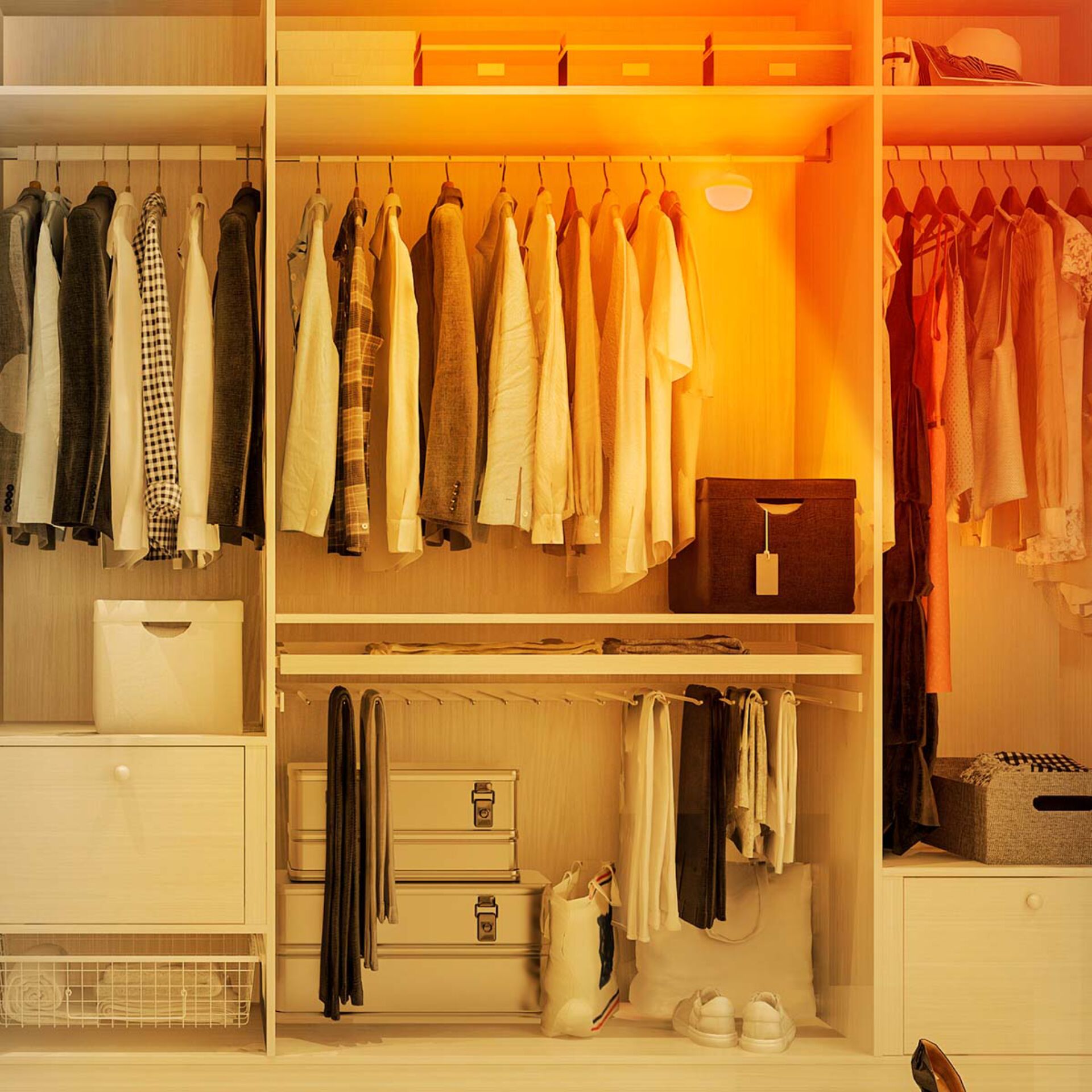 Moebel, Schrank, Drinnen, Garderobe, Begehbarer Kleiderschrank