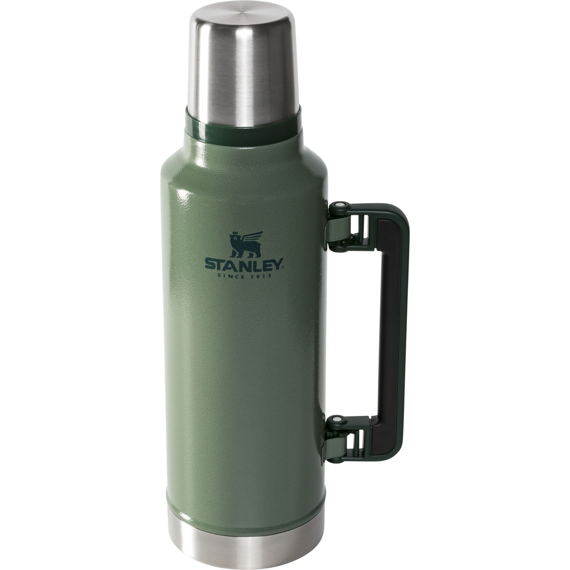 Stanley Classic Bottle XL  1,9 L Hammertone Green Flasche, Shaker, Tasse