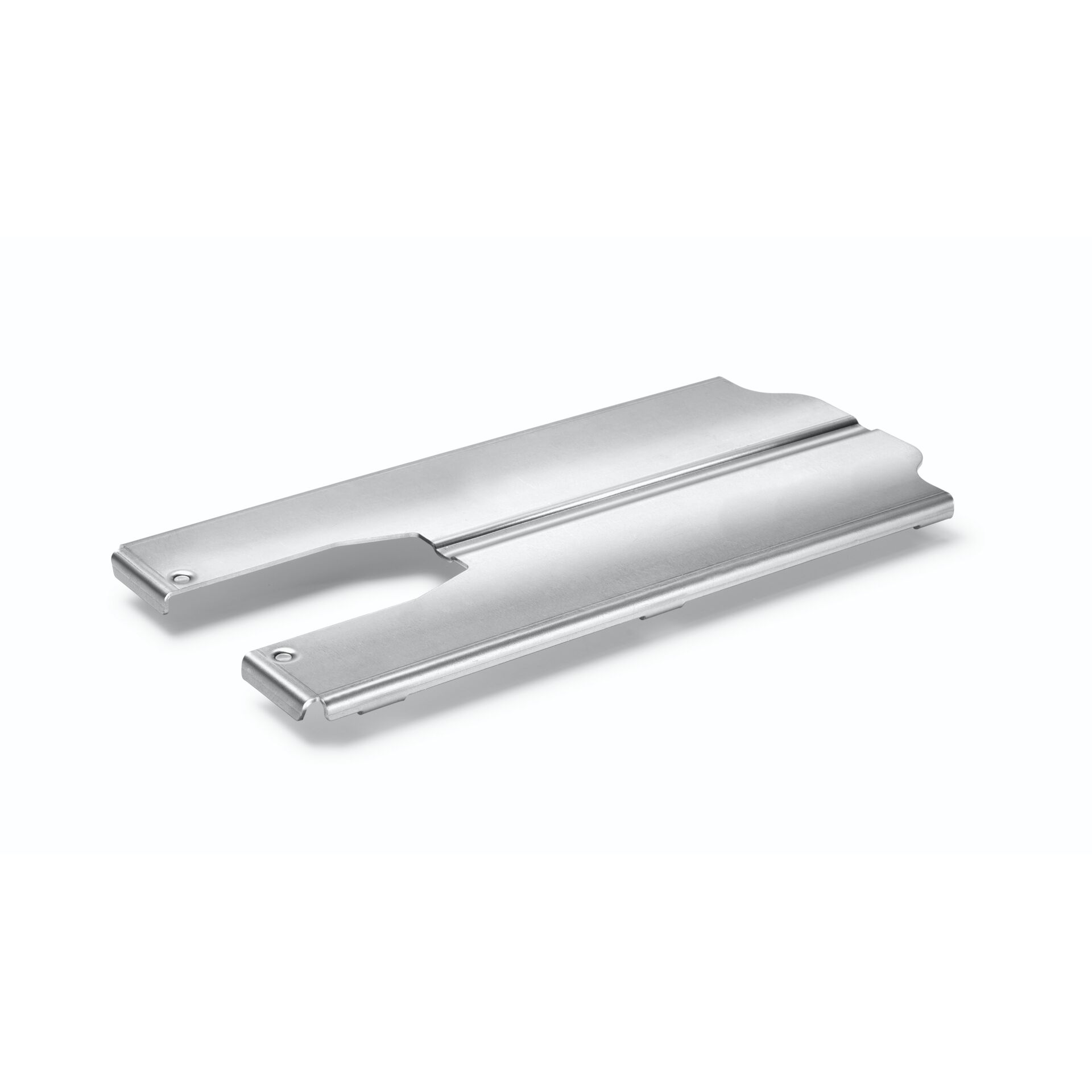 Kassette, Schubladenführung, Metall, Silber, Schlitze