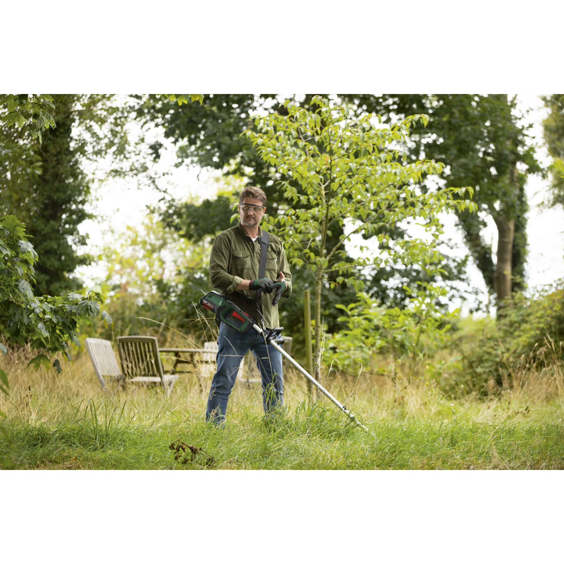 Gras, Rasen, Erwachsener, Mann, Person