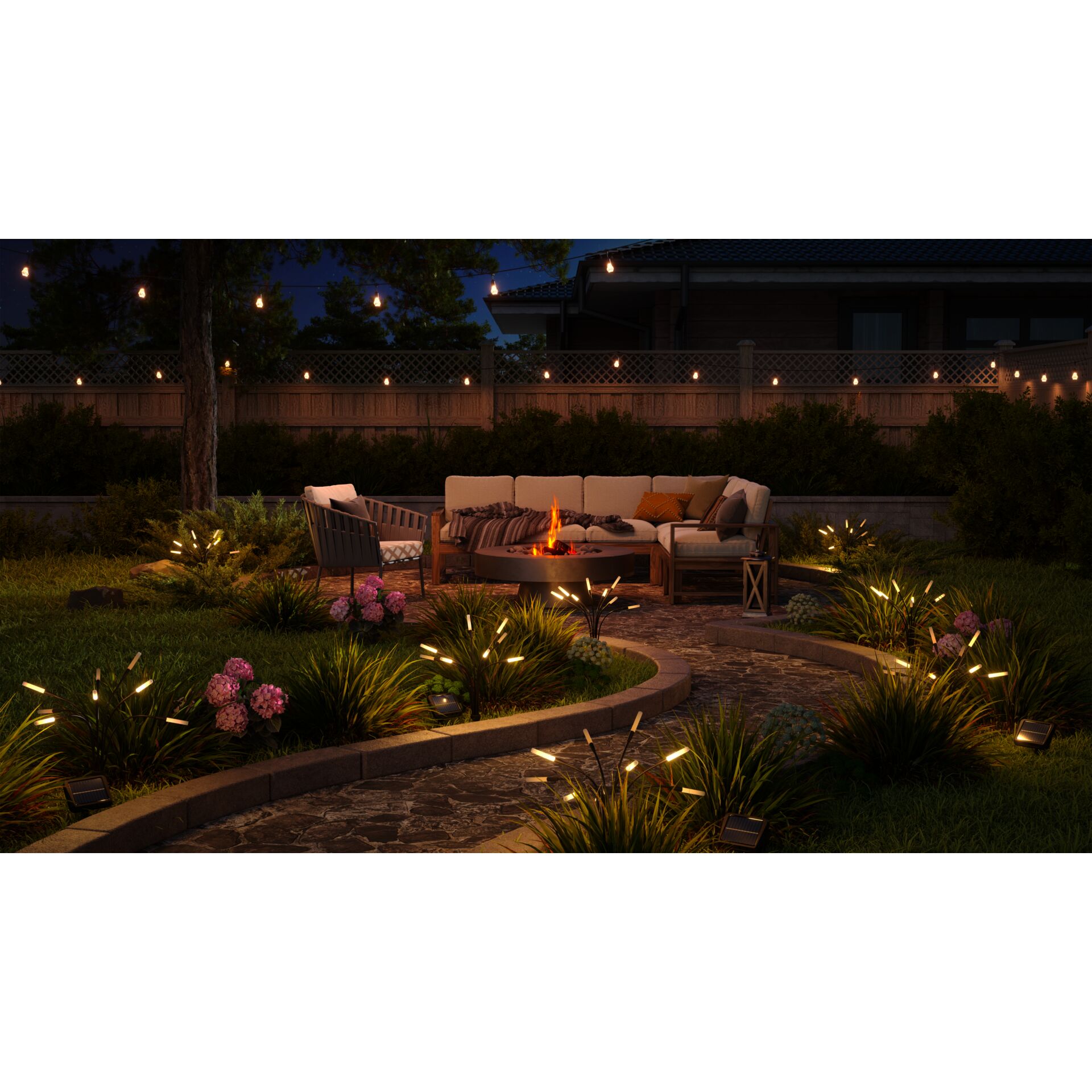 Couch, Hinterhof, Hof, Terrasse, Innenarchitektur