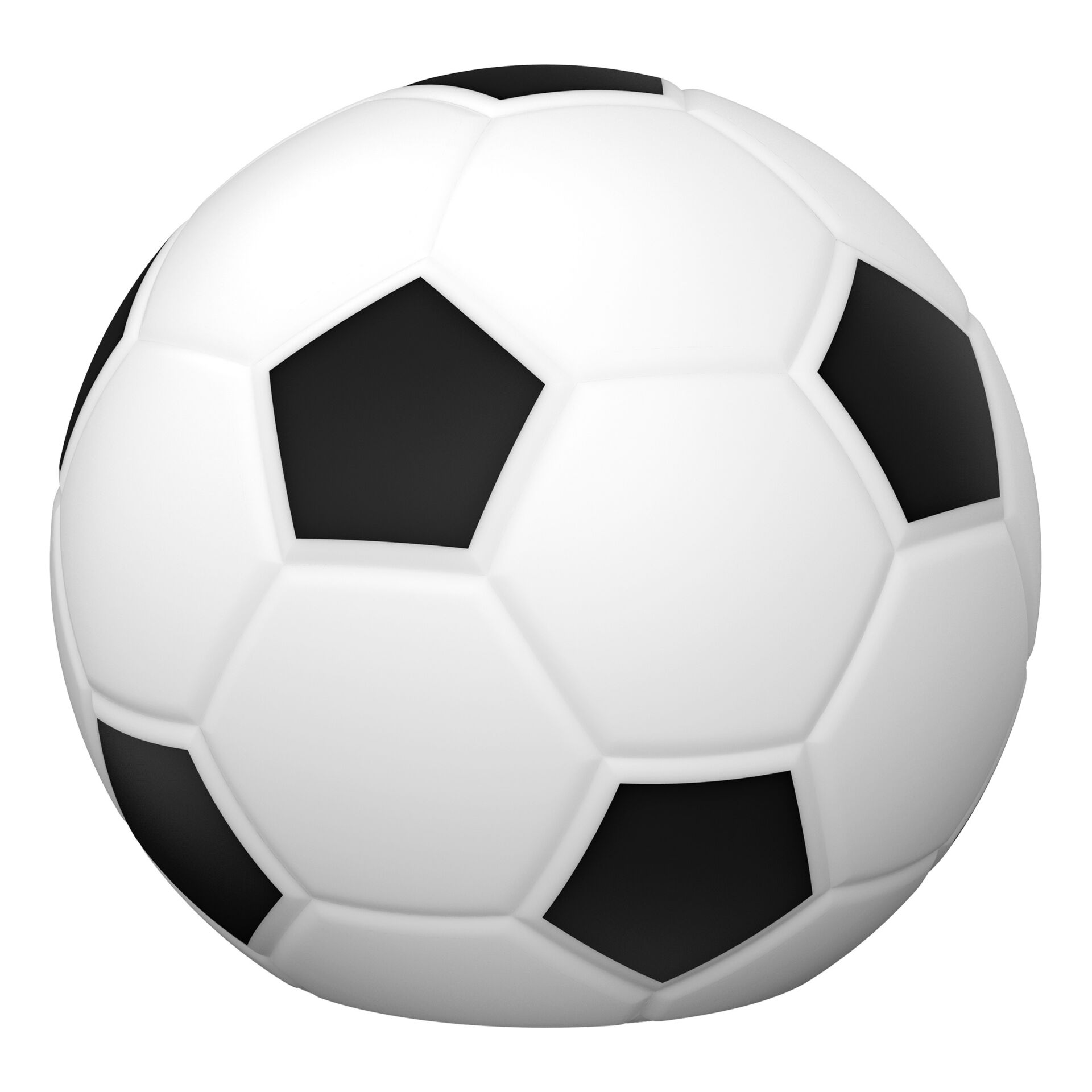 Fußball, Ball, Fußballball, Weiß-Schwarz, Sportausrüstung