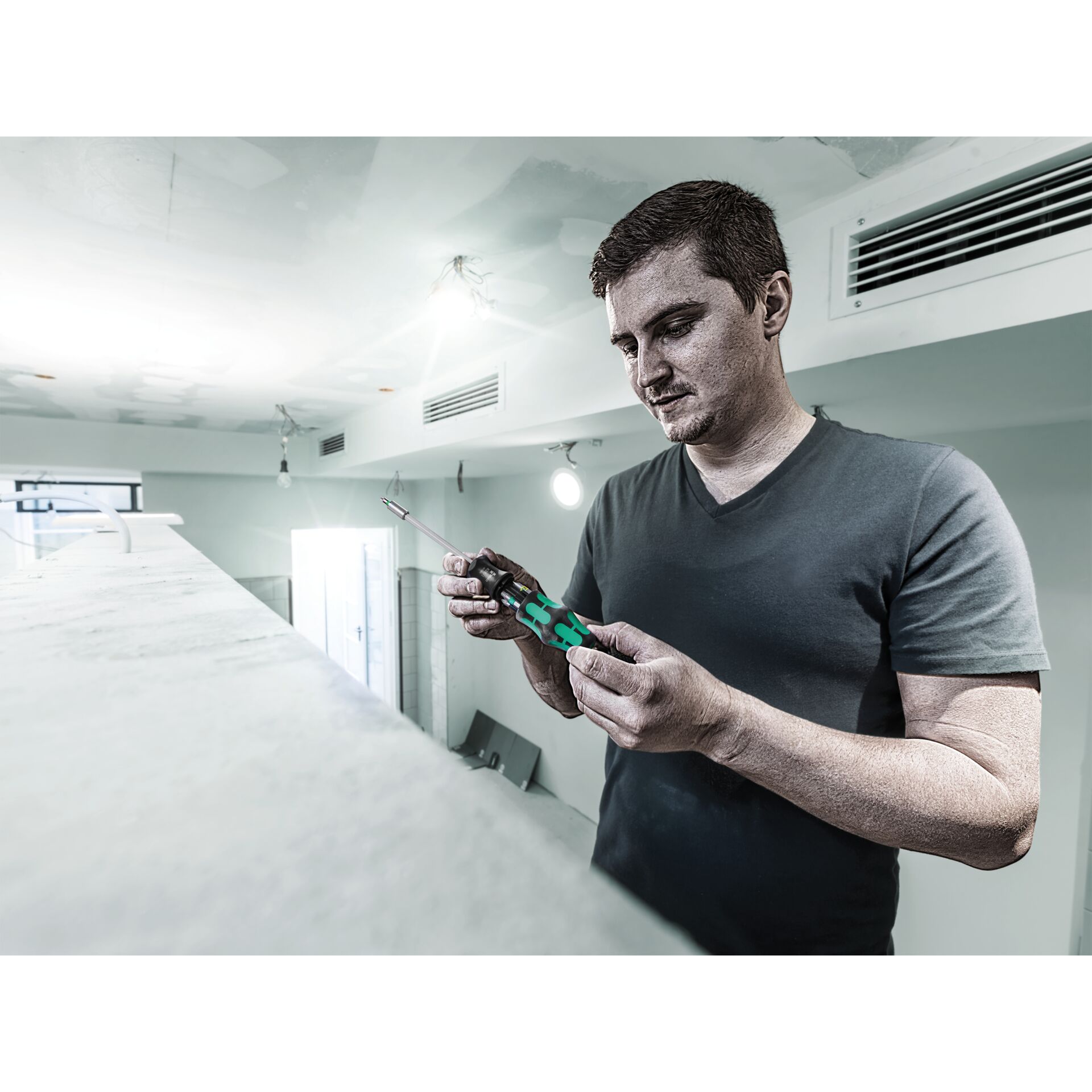 Photographie, Person, Portrait, Schraubenzieher, Werkzeug