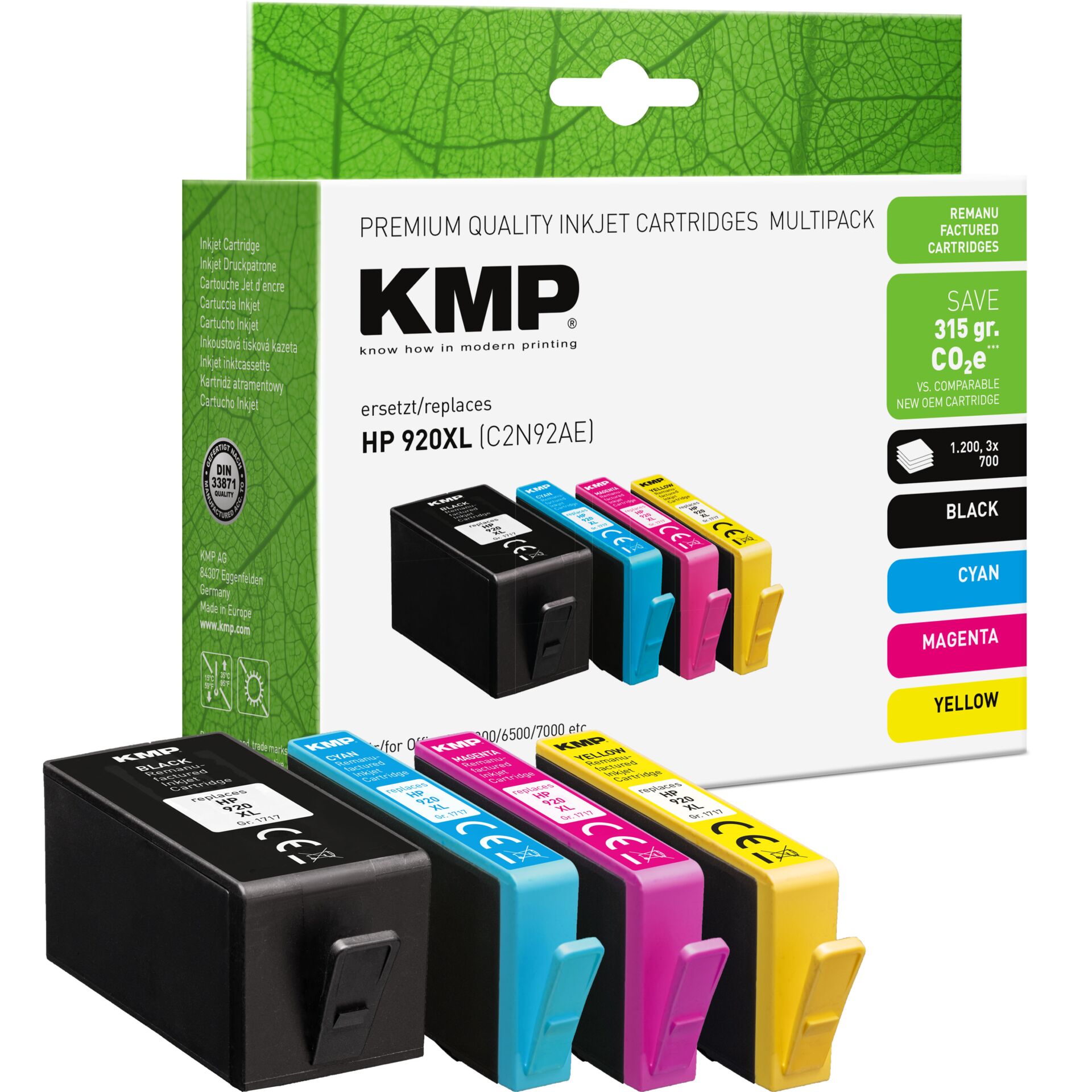 dyejet cartridge, tintenpatrone, mehrfarbig patrone, HP kompatibel, druckerzubehör
