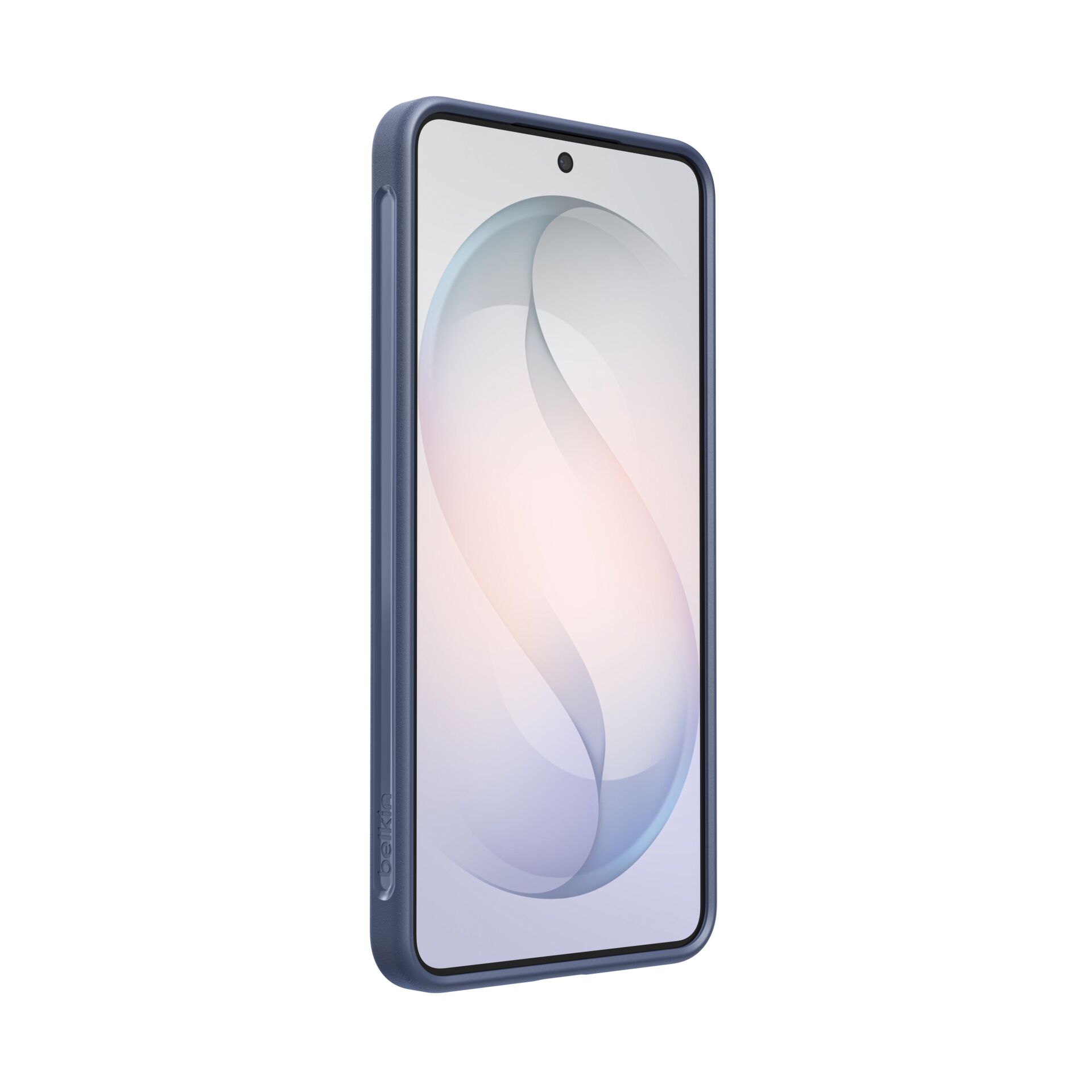 smartphone, Telefon, Bildschirm, blaues-hülle, schlanke-rand