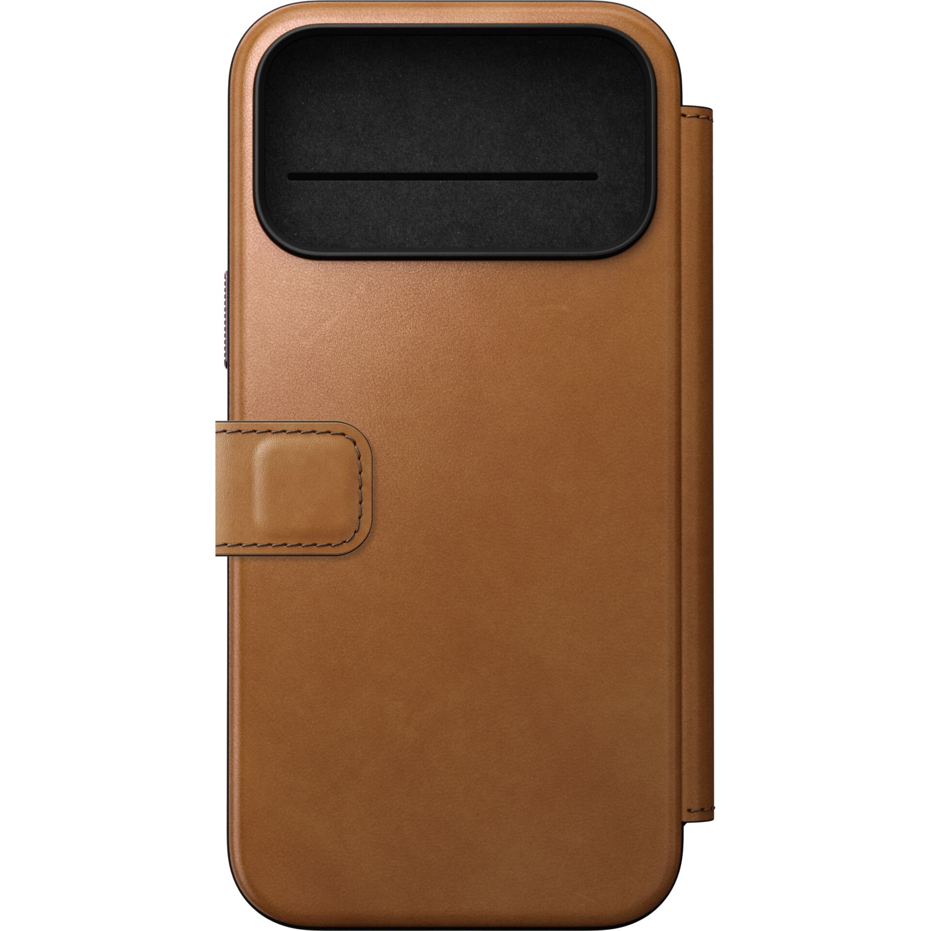 Leder, Handyhülle, Wallet-Stil, Braun, Magnetischer Verschluss