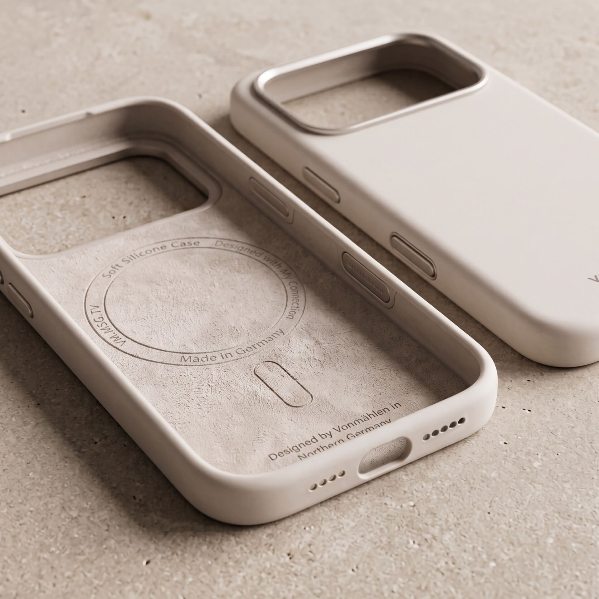 telefonhülle, silikonhülle, iPhone-hülle, weiß, made in germany