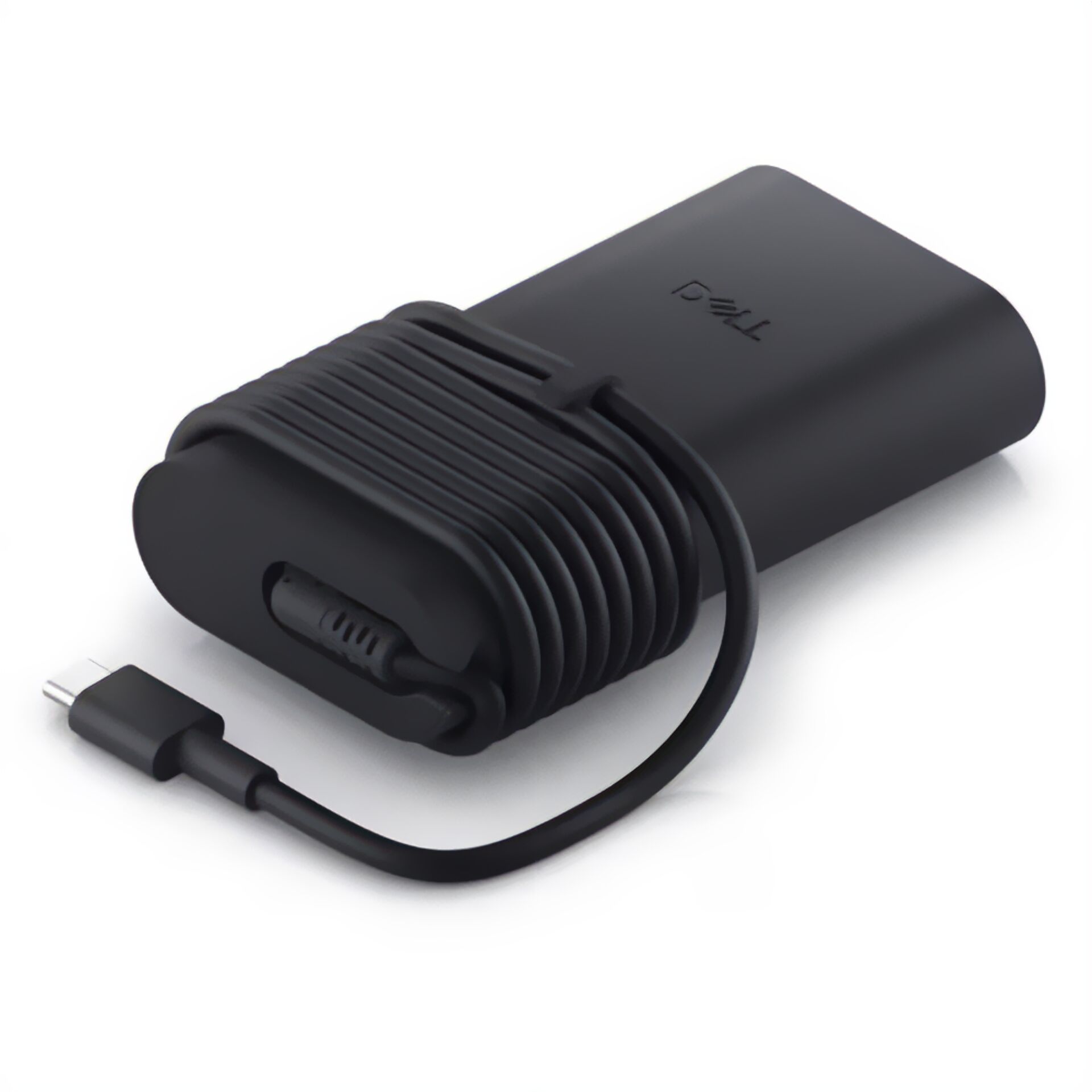 USB-C-Ladegerät, Ladekabel, Adapter, zusammengefaltet, Schwarz