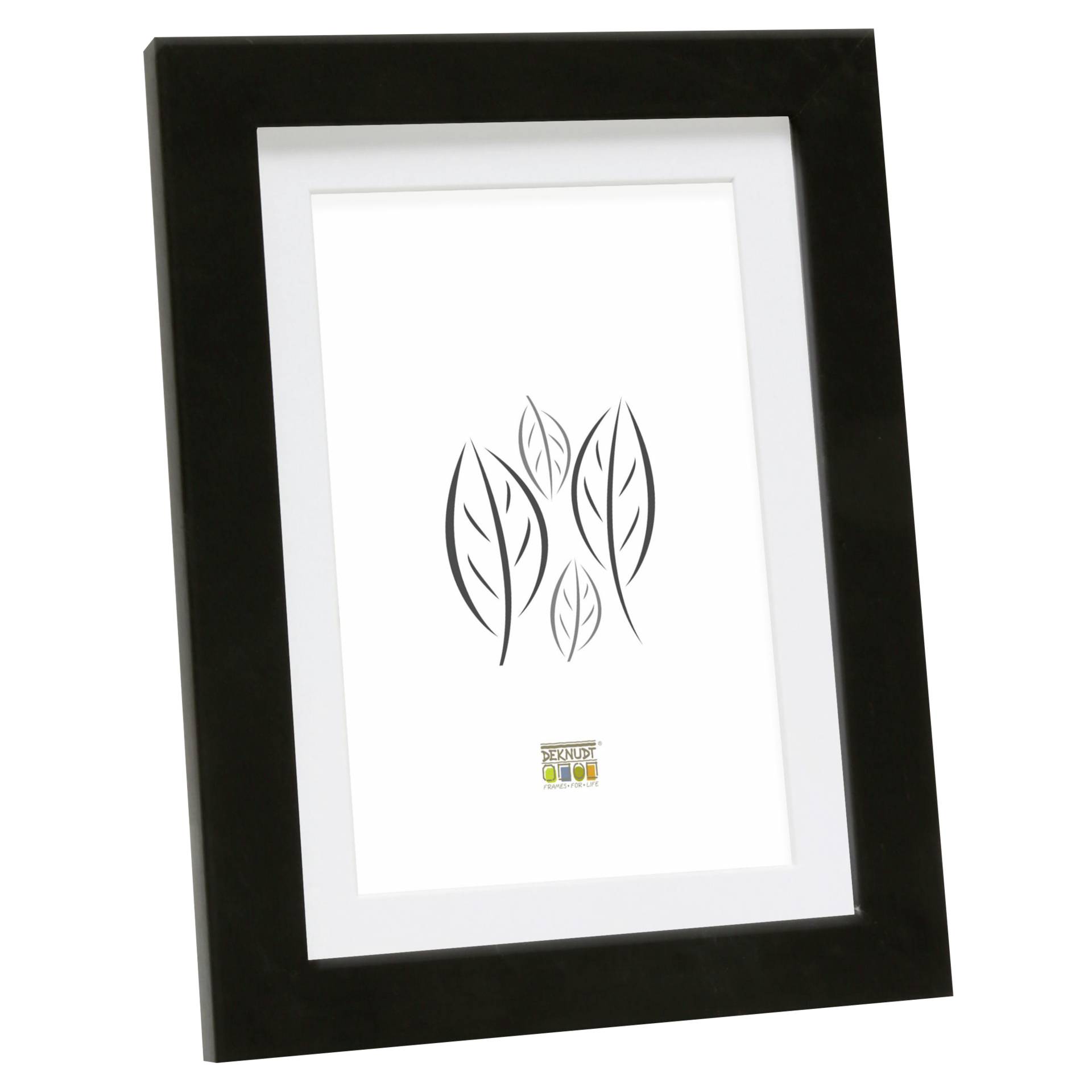 Deknudt S66KF2 P1          15x20  Holz schwarz mit Passepartout