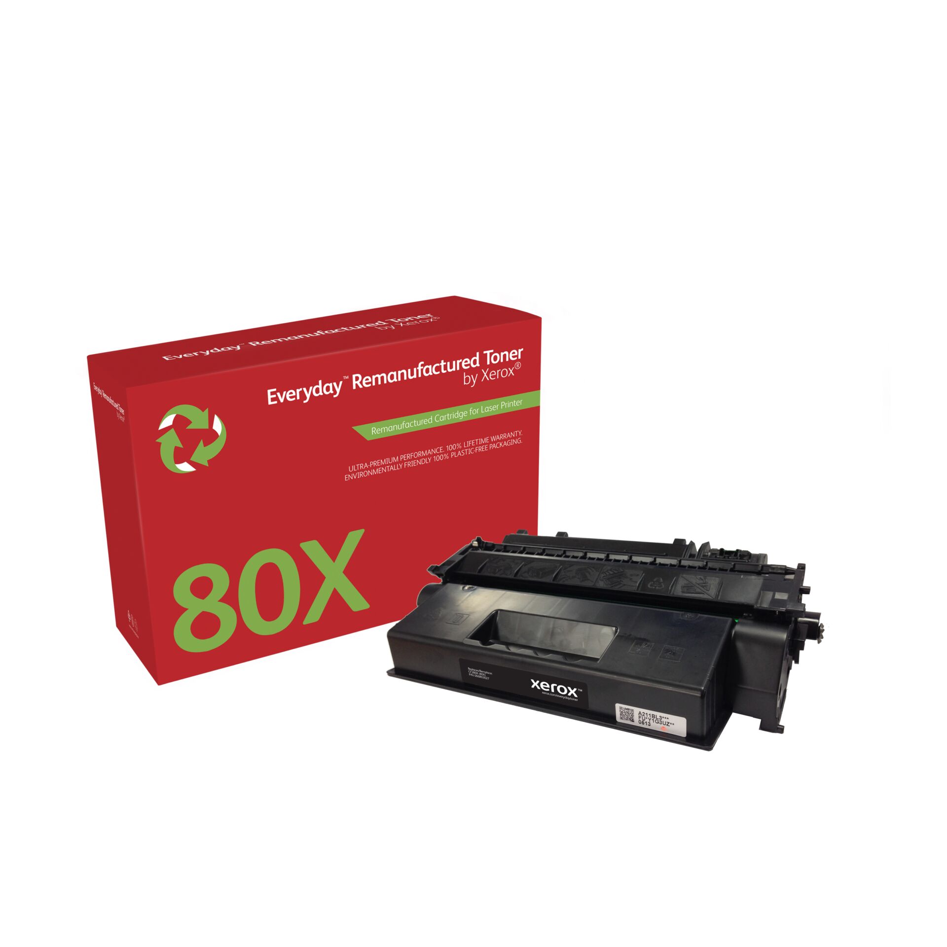 Toner Kartusche, Lasertoner, 80X, Xerox kompatibel, Remanufactured