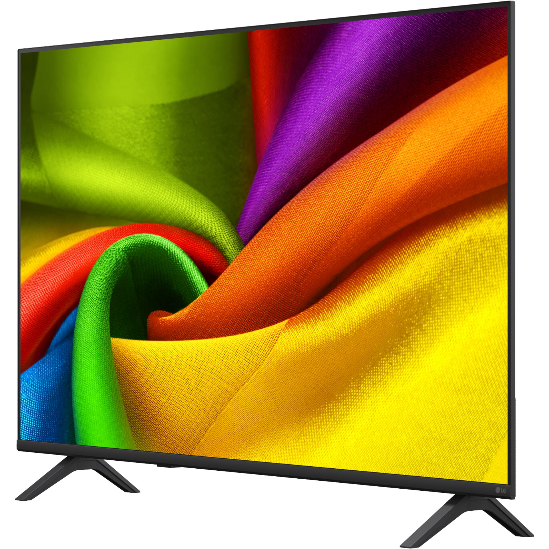 TV, LED, 4K, Flachbildschirm, Bunter Stoff-ähnliches Muster