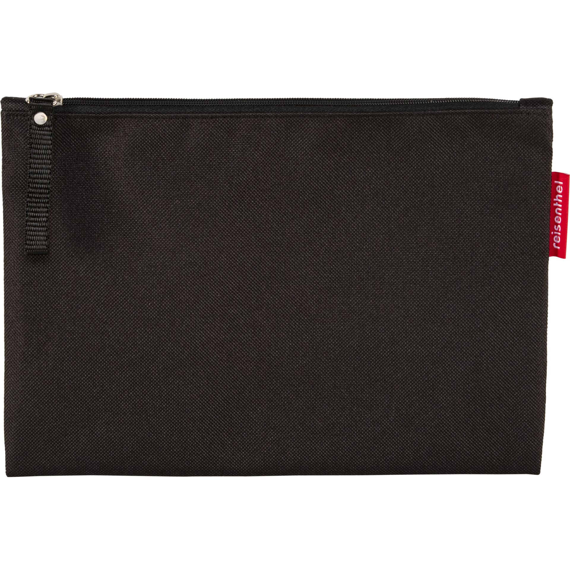Reißverschluss Tasche, Clutch, Schwarz, Canvas, Pou ch
